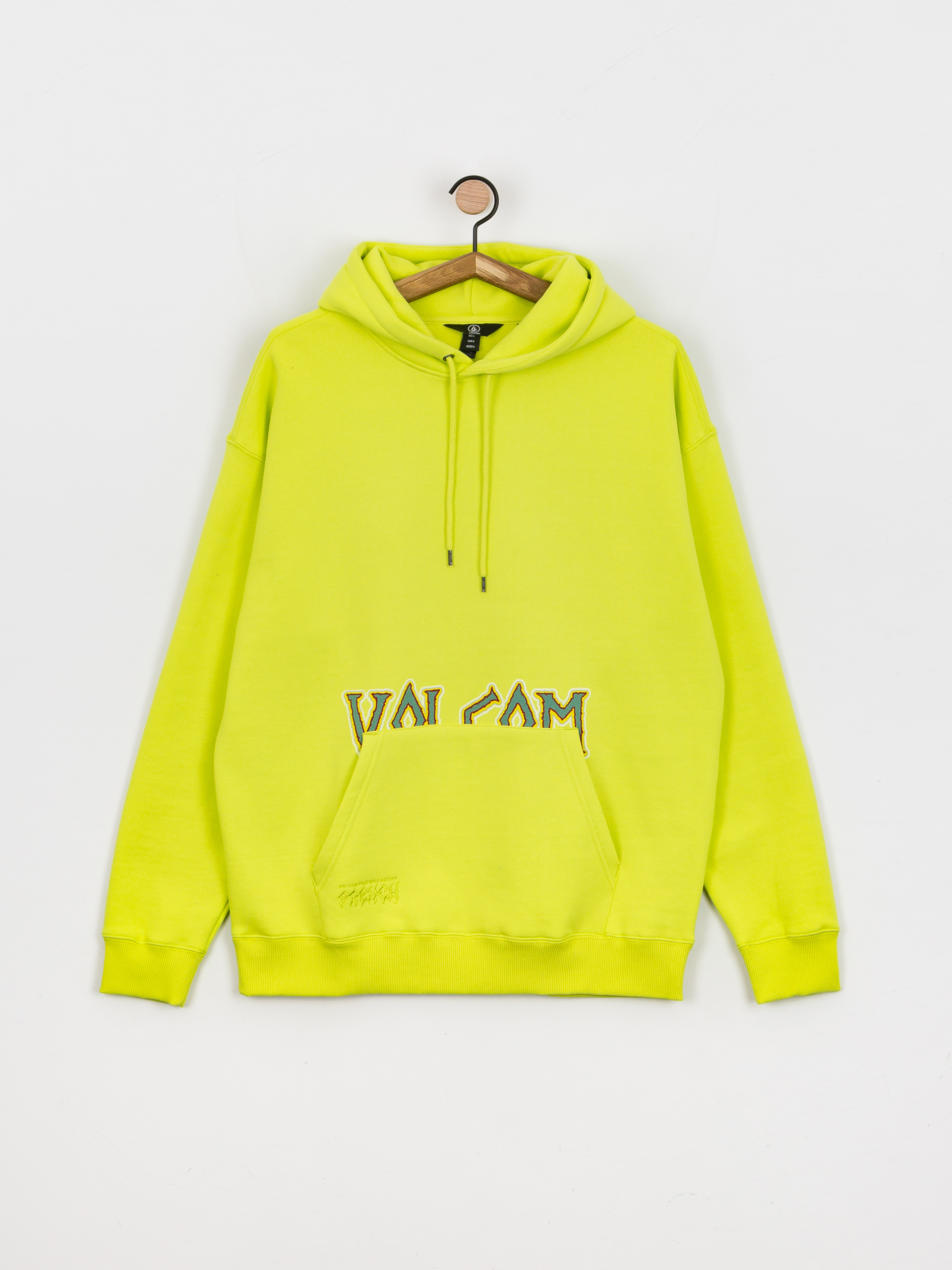 Bluza z kapturem Volcom Richard French Sayer HD (limeade)