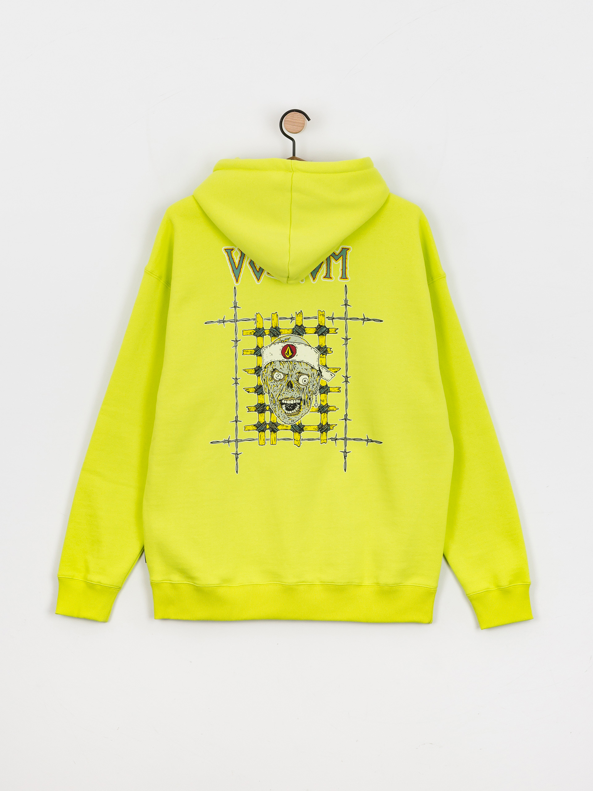 Bluza z kapturem Volcom Richard French Sayer HD (limeade)
