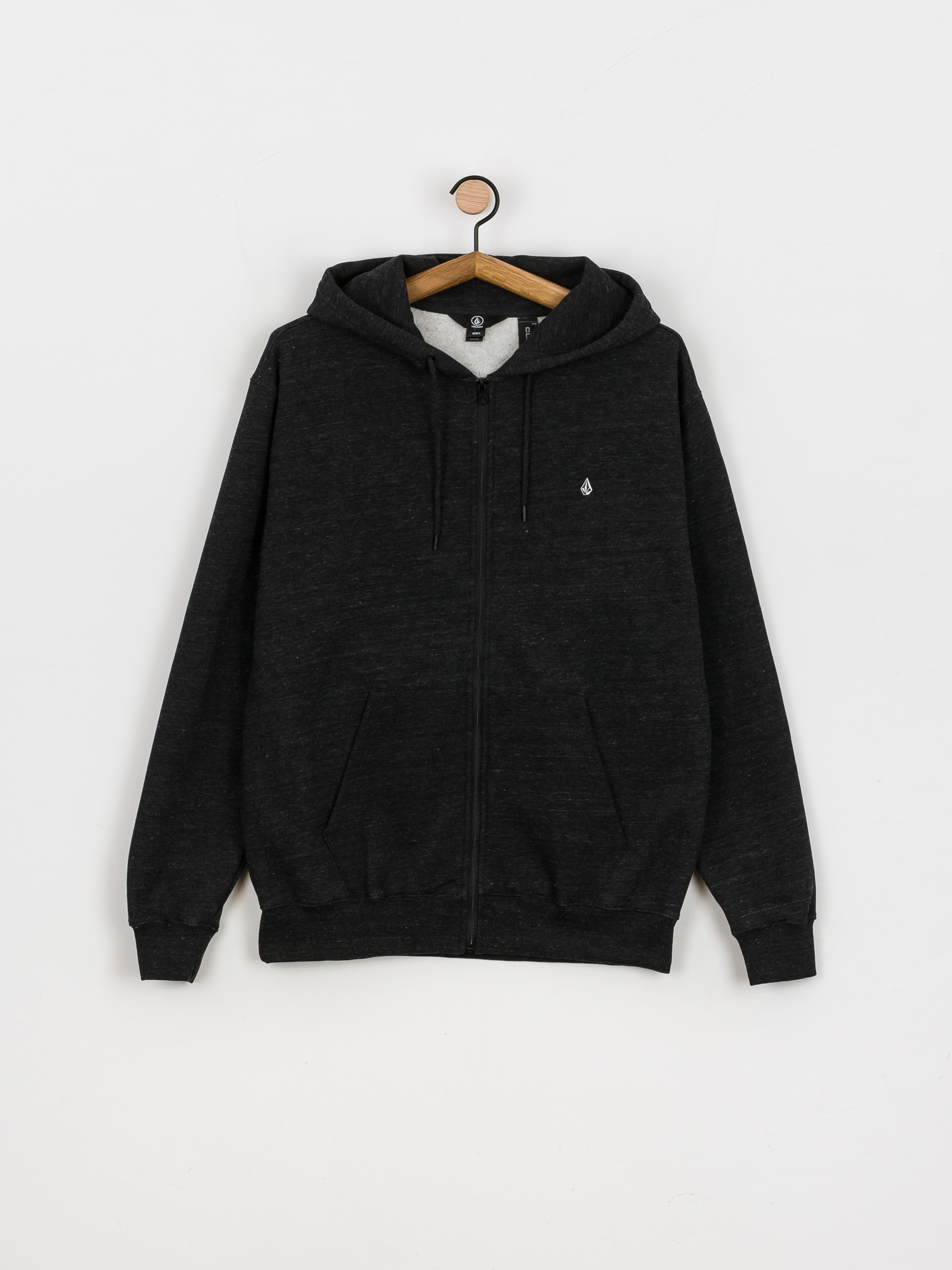 Bluza z kapturem Volcom Sngl Stn ZHD (heather black)