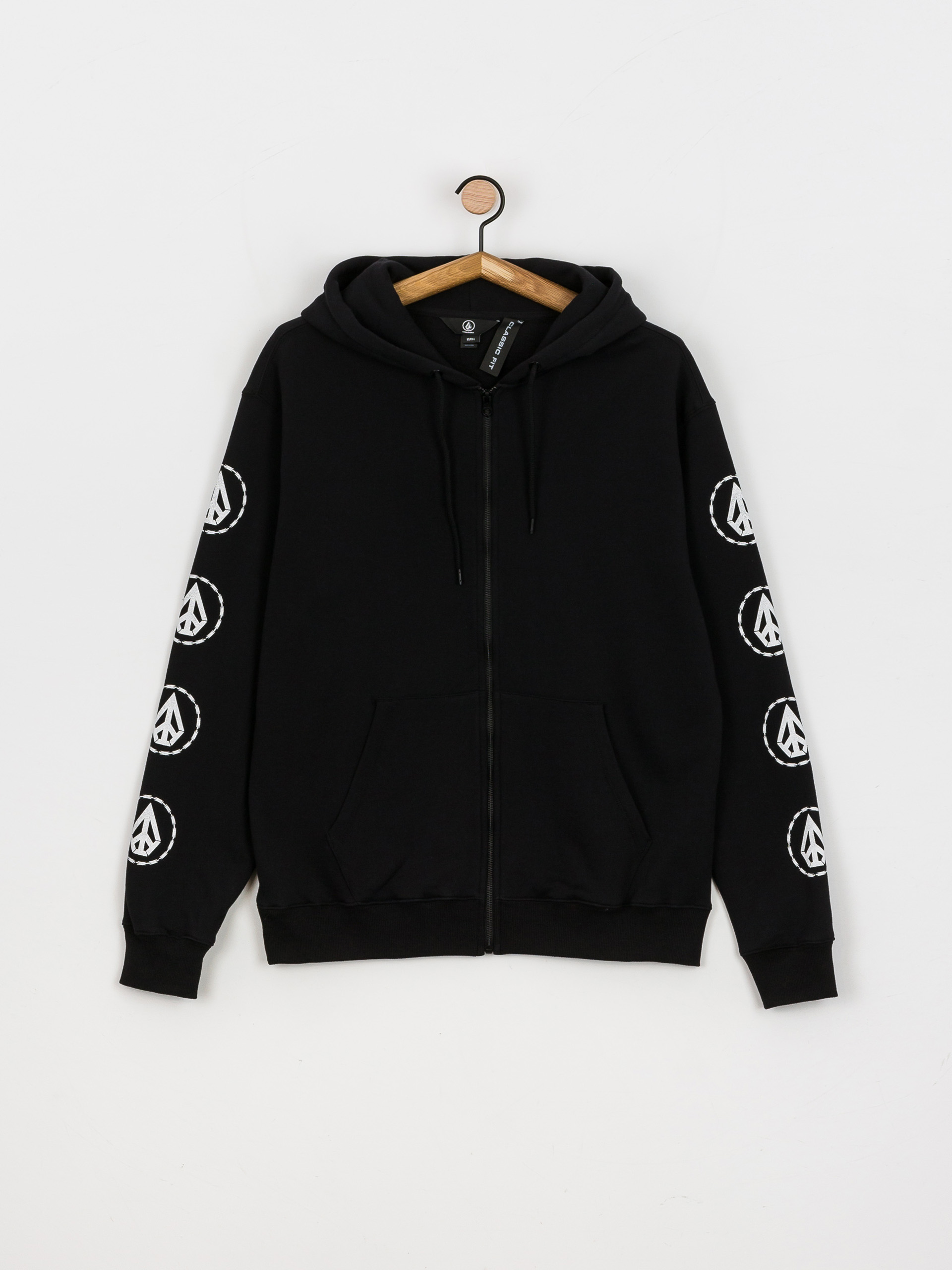 Bluza z kapturem Volcom Extends ZHD (new black)