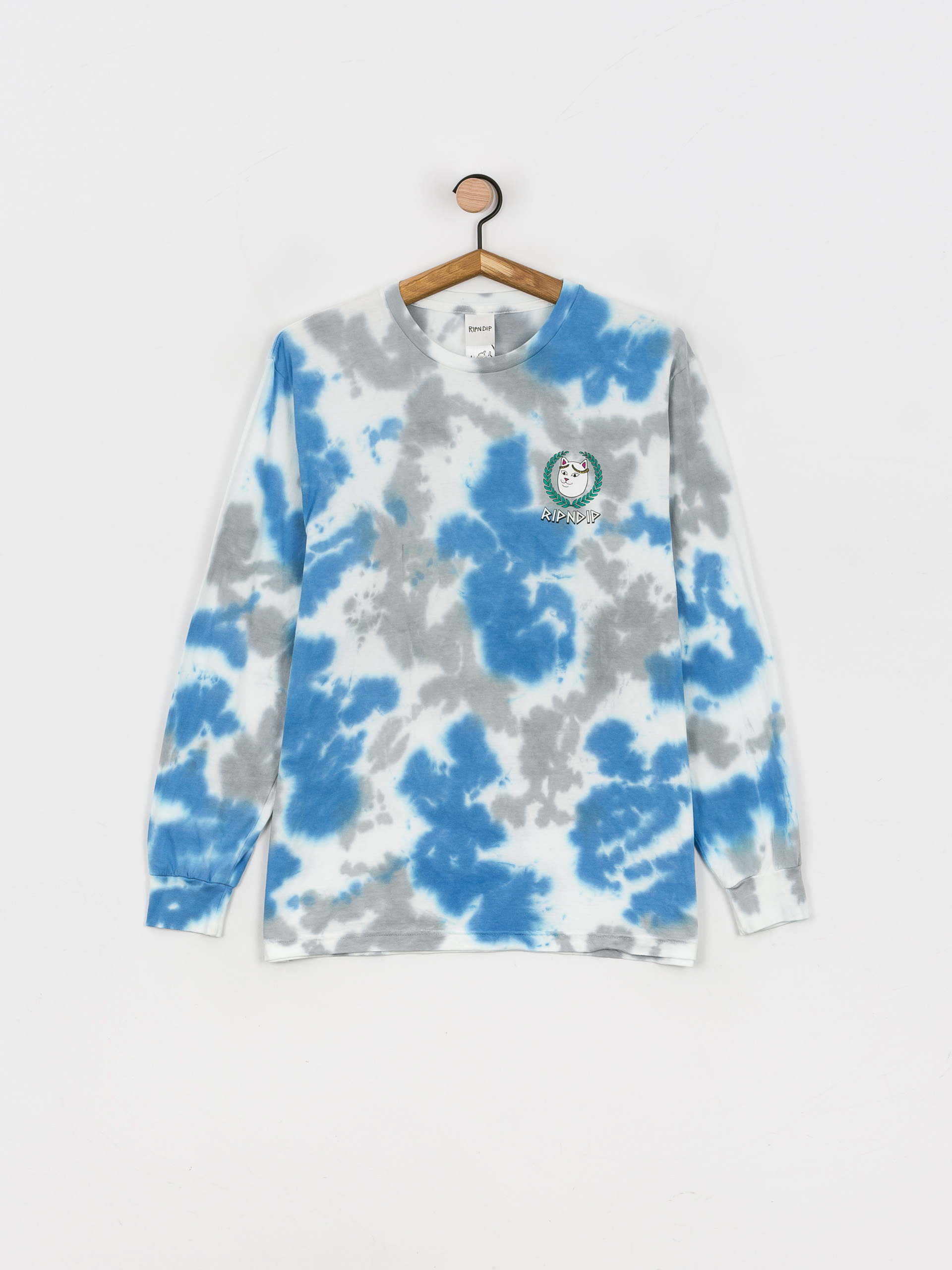 Longsleeve RipNDip Waiting In Heaven (light blue cloud wash)