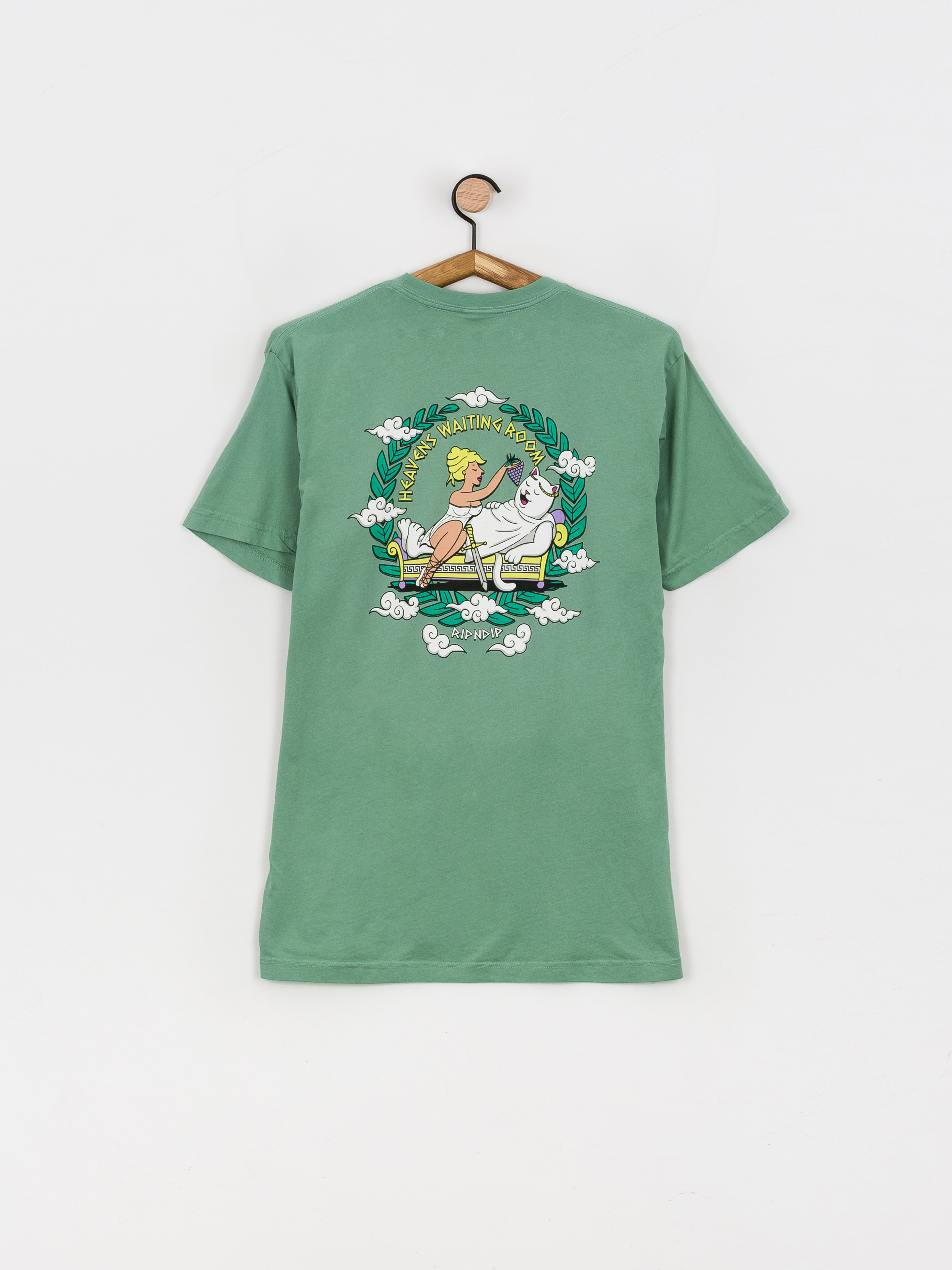 T-shirt RipNDip Waiting In Heaven (light pine)