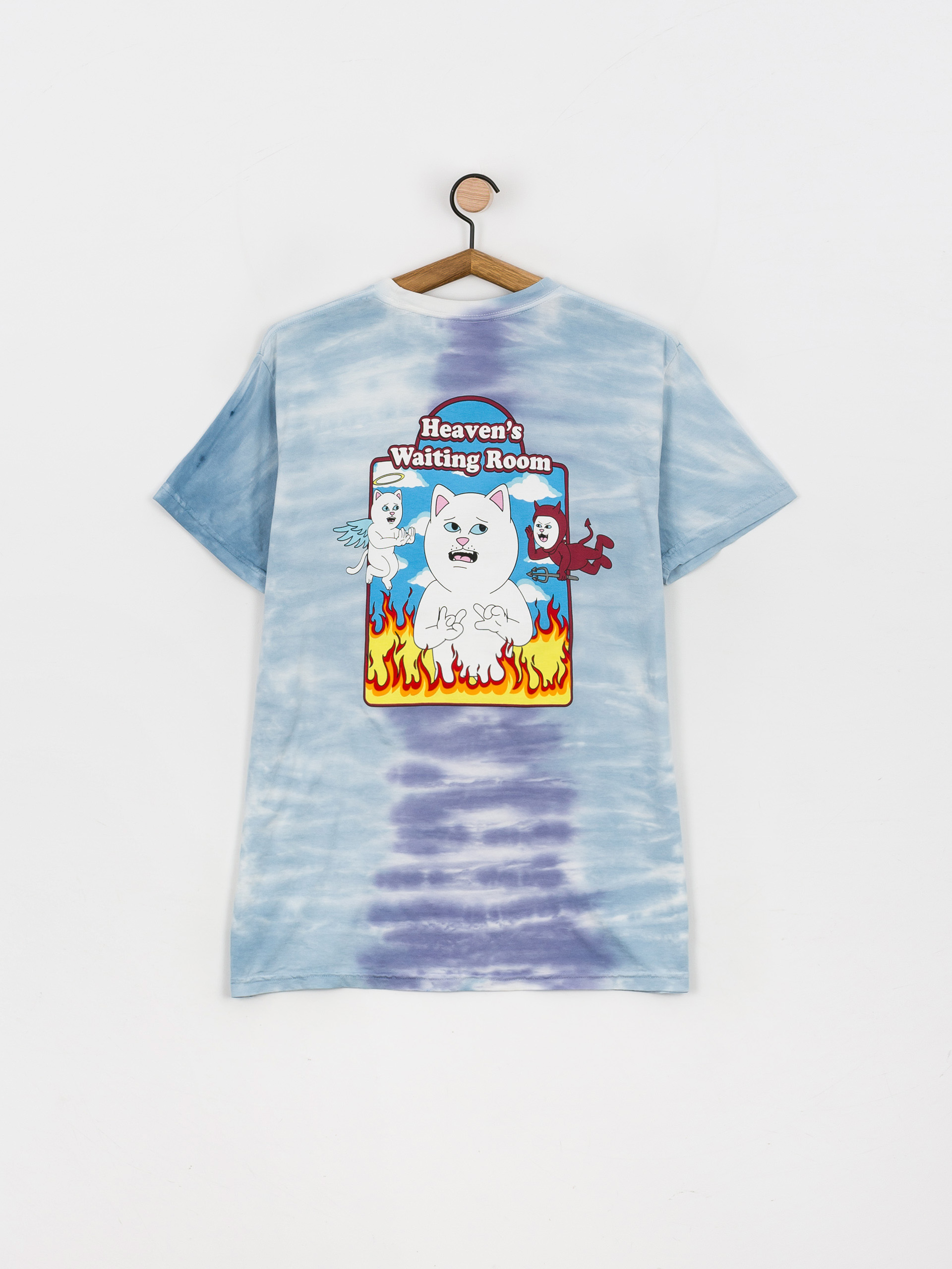 T-shirt RipNDip Limbo (periwinkle/light blue split dye)