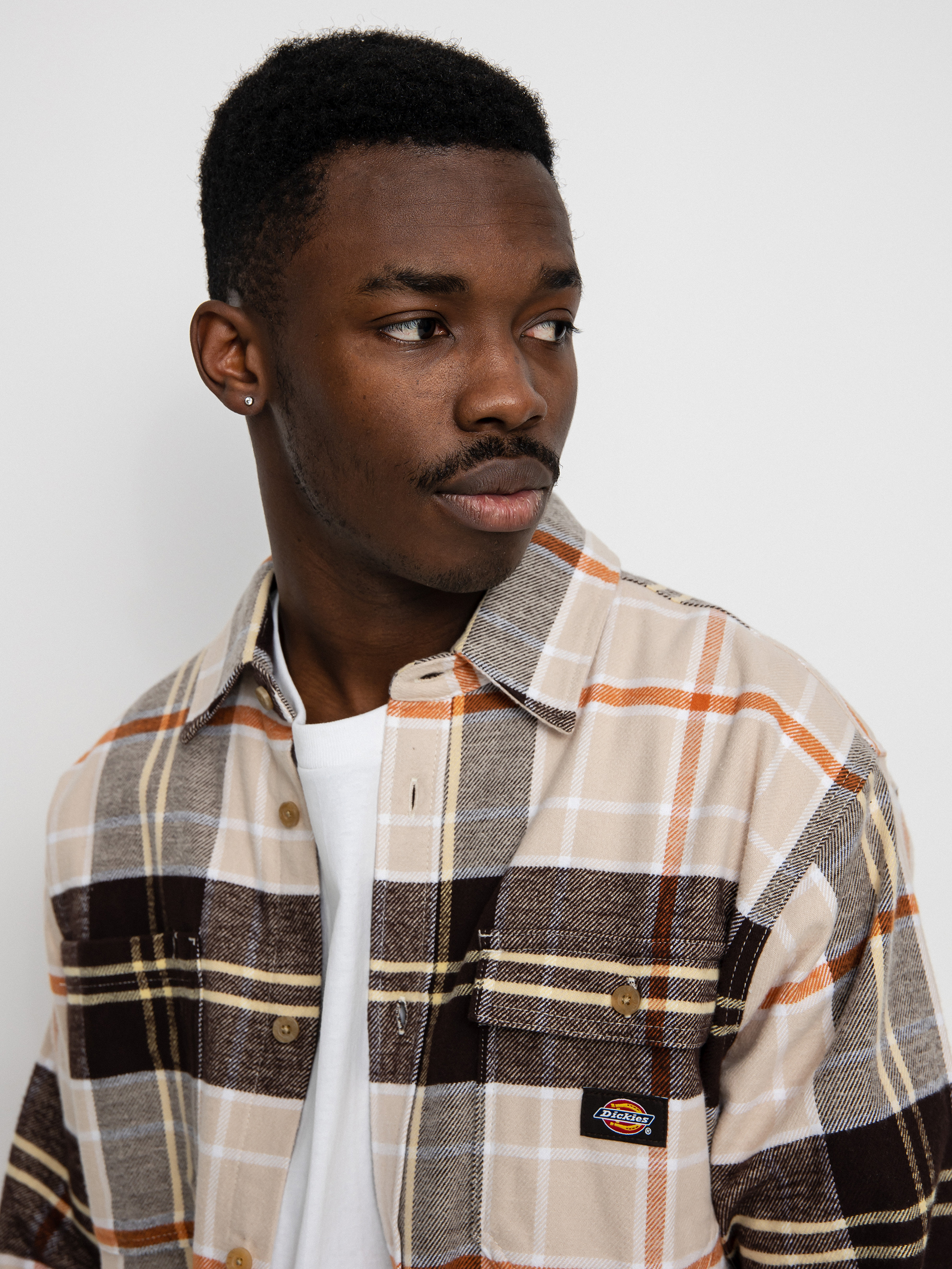 Koszula Dickies Orting (dark brown)