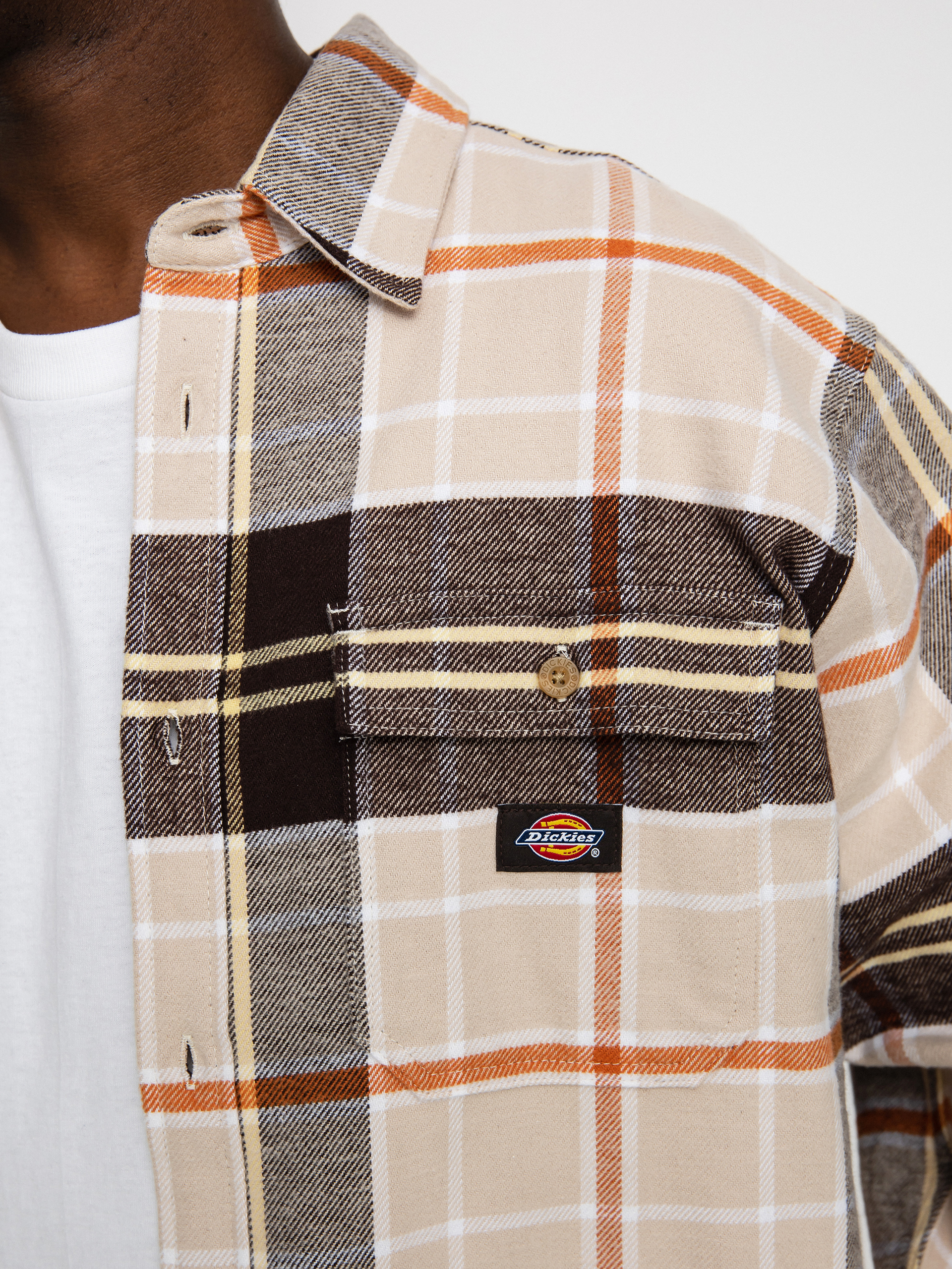 Koszula Dickies Orting (dark brown)