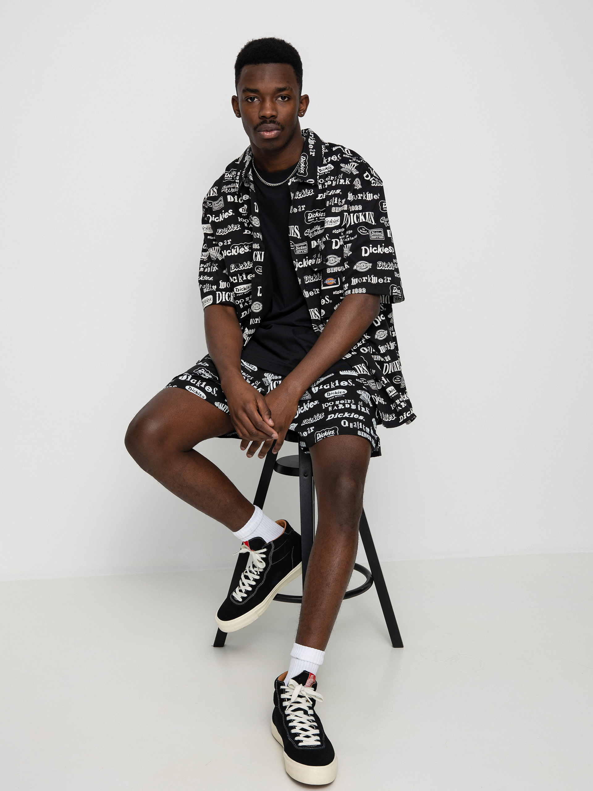 Koszula Dickies 100 Aop (black)