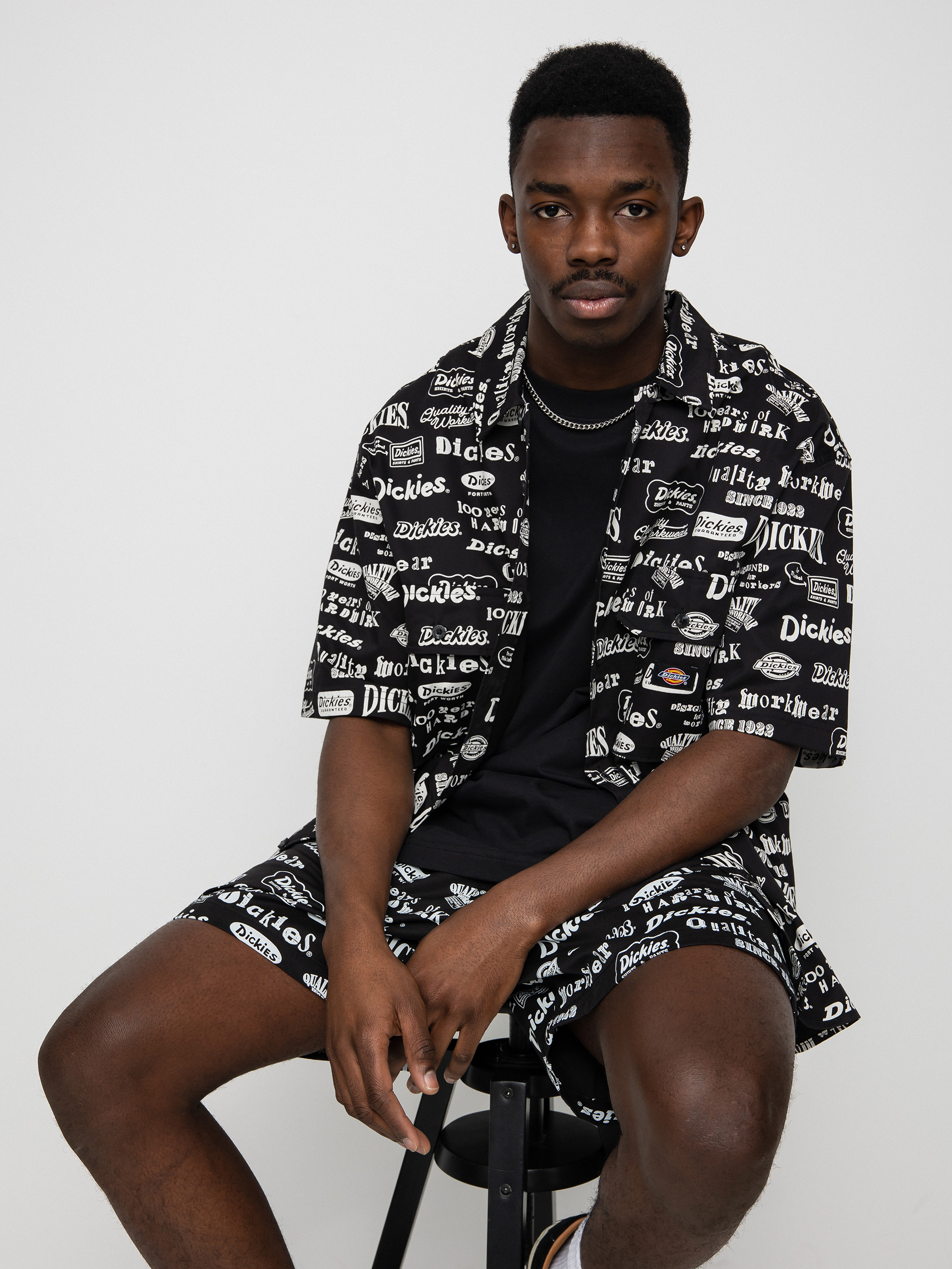 Koszula Dickies 100 Aop (black)