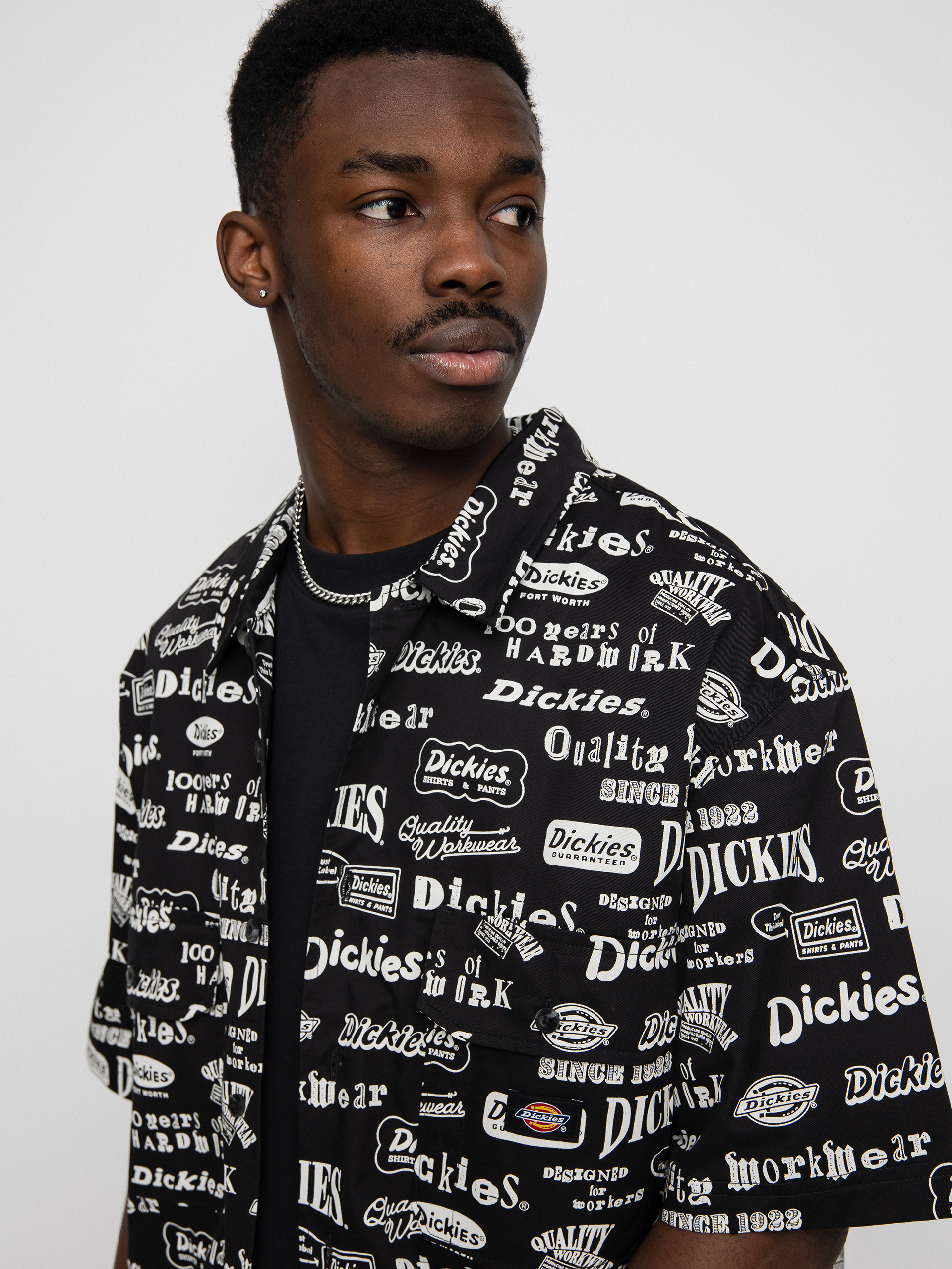 Koszula Dickies 100 Aop (black)