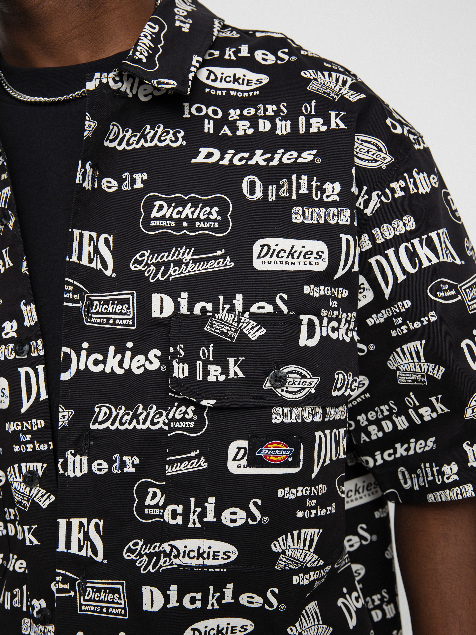 Koszula Dickies 100 Aop (black)