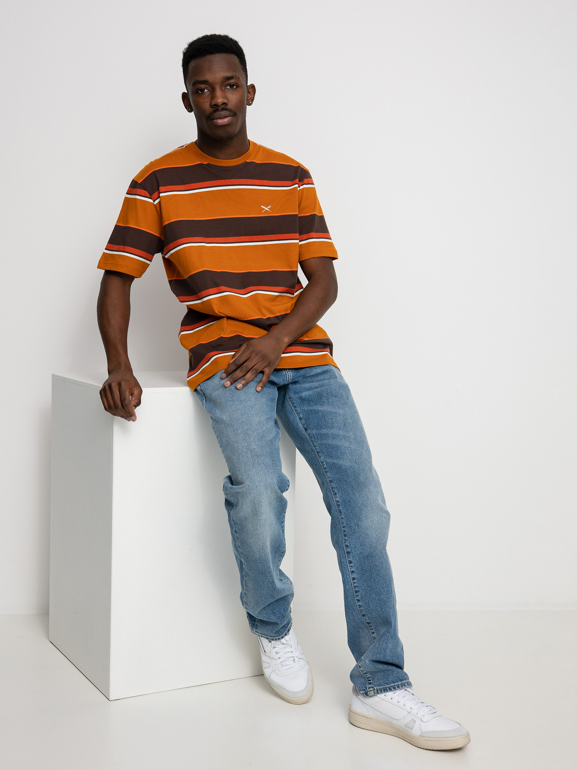 T-shirt Iriedaily Big Tony Stripe (toffee)