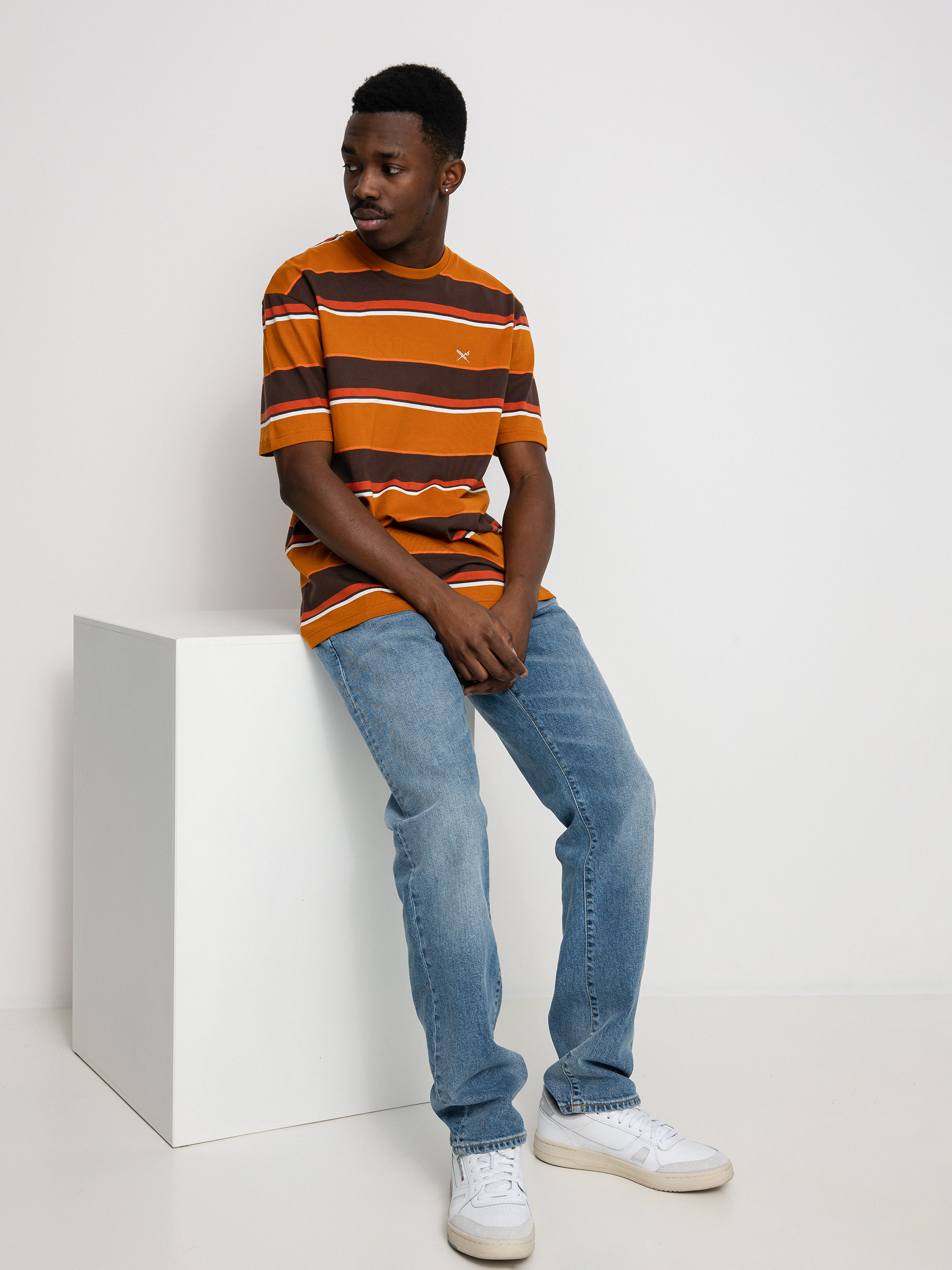 T-shirt Iriedaily Big Tony Stripe (toffee)