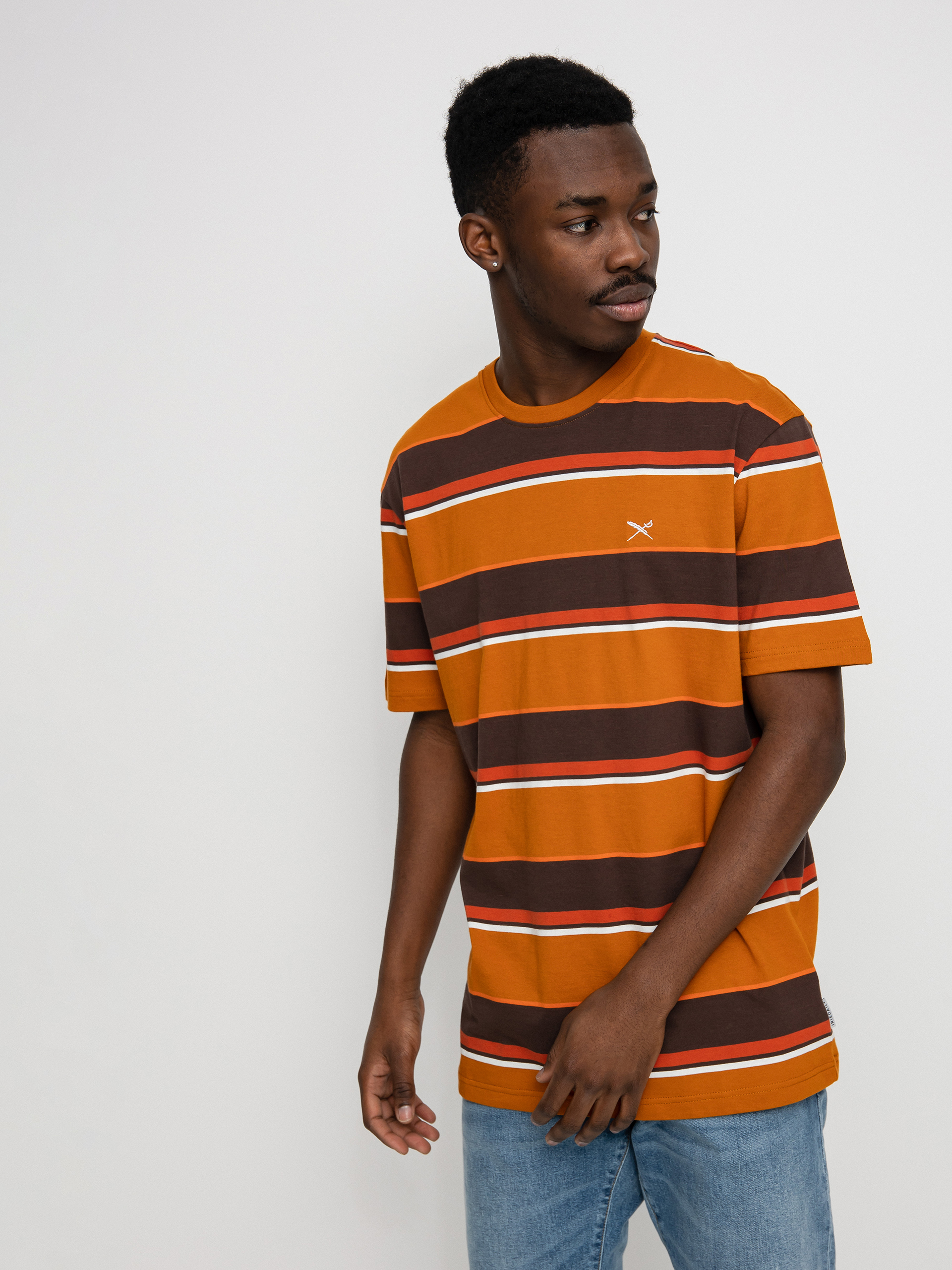 T-shirt Iriedaily Big Tony Stripe (toffee)