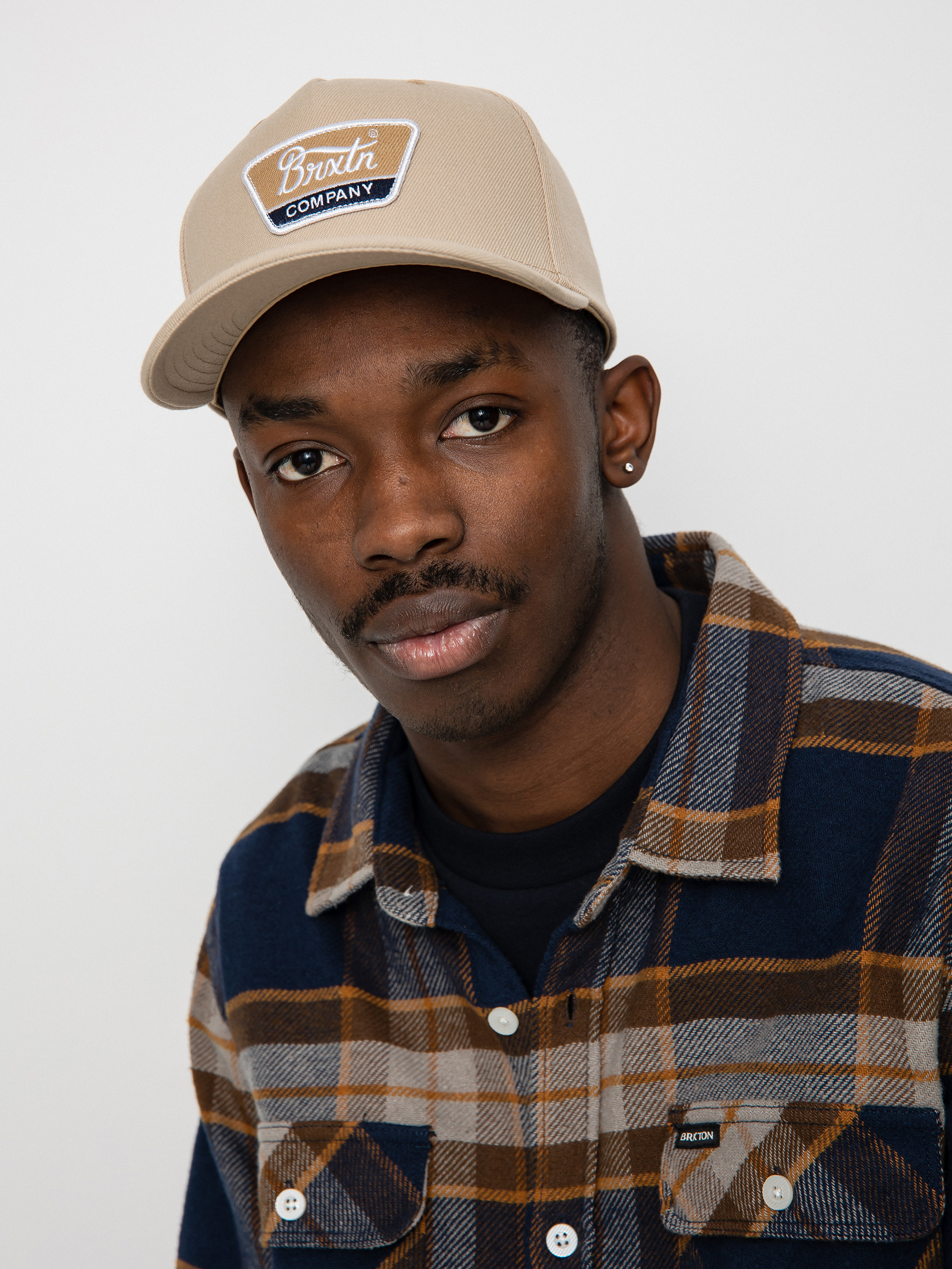 Czapka z daszkiem Brixton Linwood C Mp Snapback (mojave)