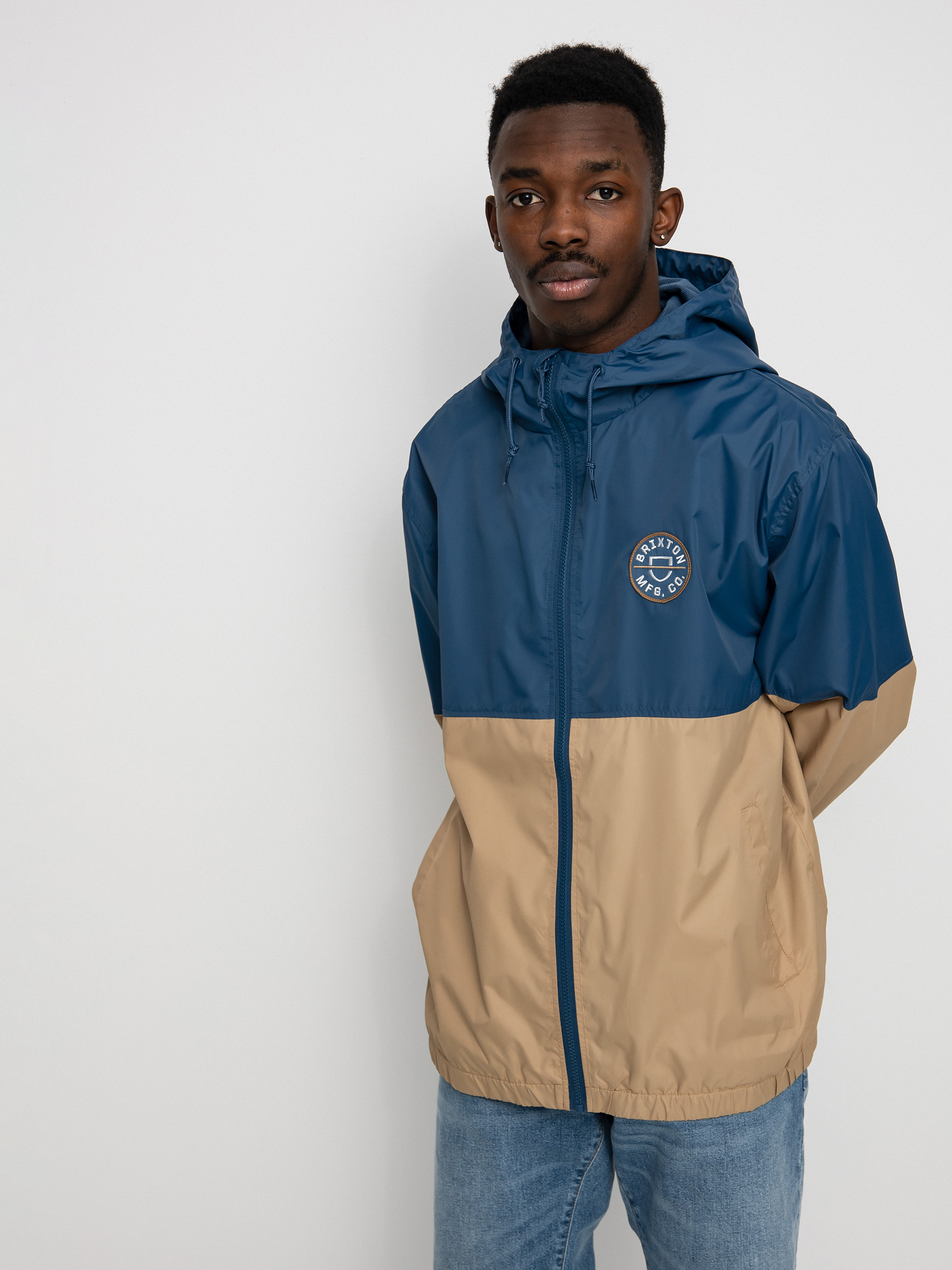 Kurtka Brixton Claxton Crest Lw Zip HD (joe blue/mojave)