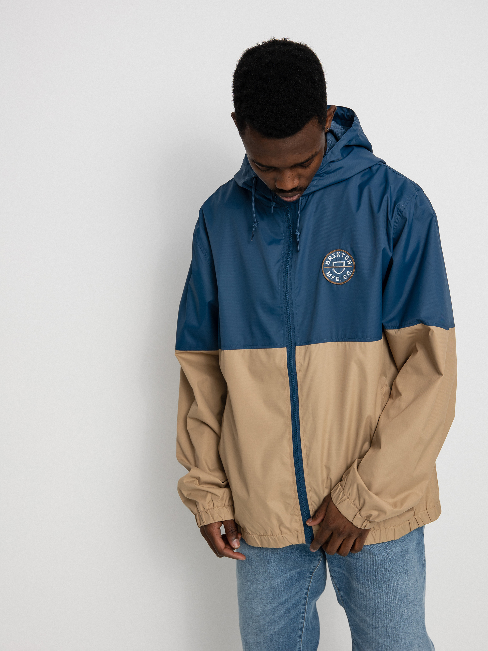 Kurtka Brixton Claxton Crest Lw Zip HD (joe blue/mojave)