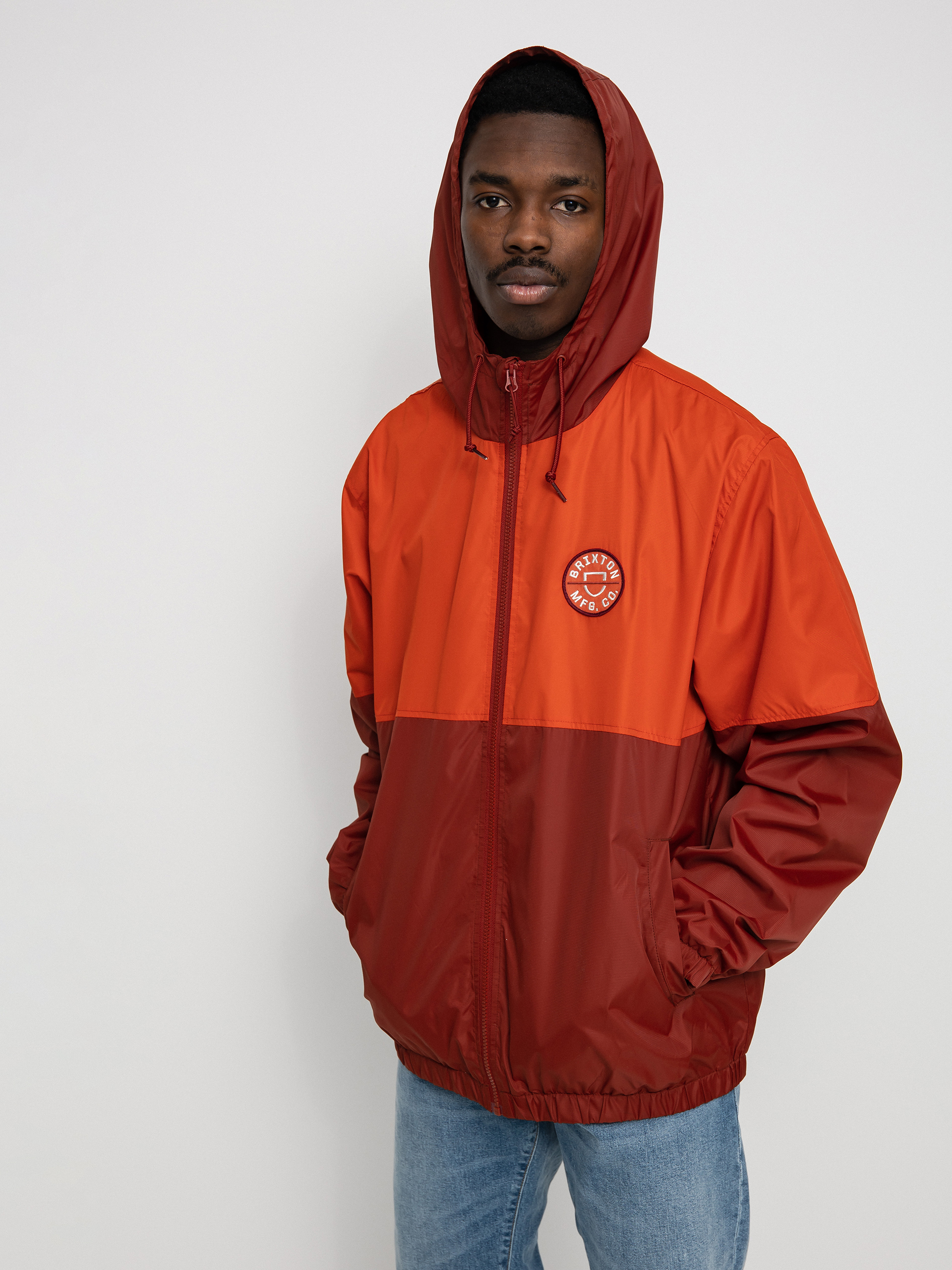 Kurtka Brixton Claxton Crest Lw Zip HD (phoenix orange/dark brick)