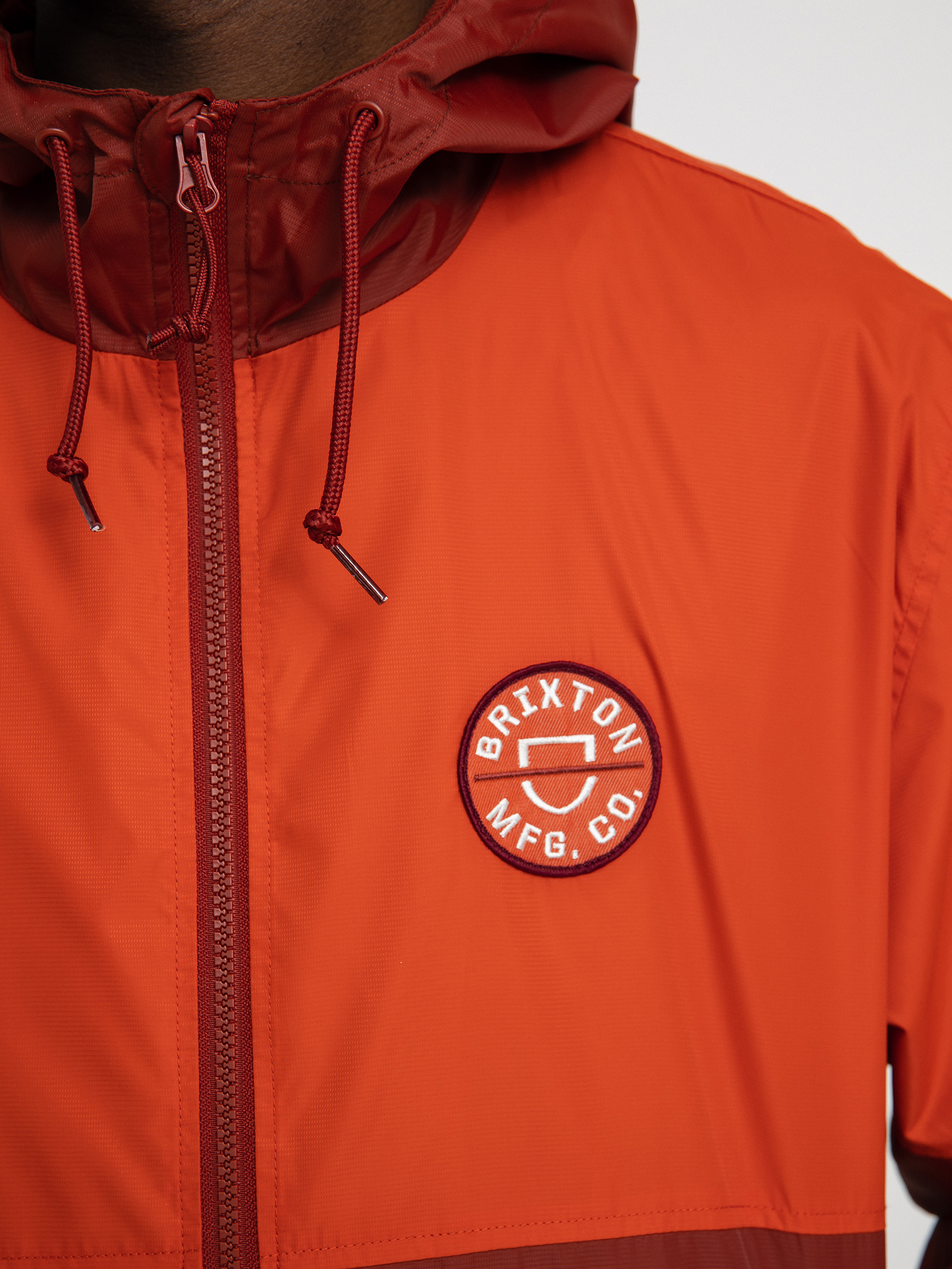Kurtka Brixton Claxton Crest Lw Zip HD (phoenix orange/dark brick)