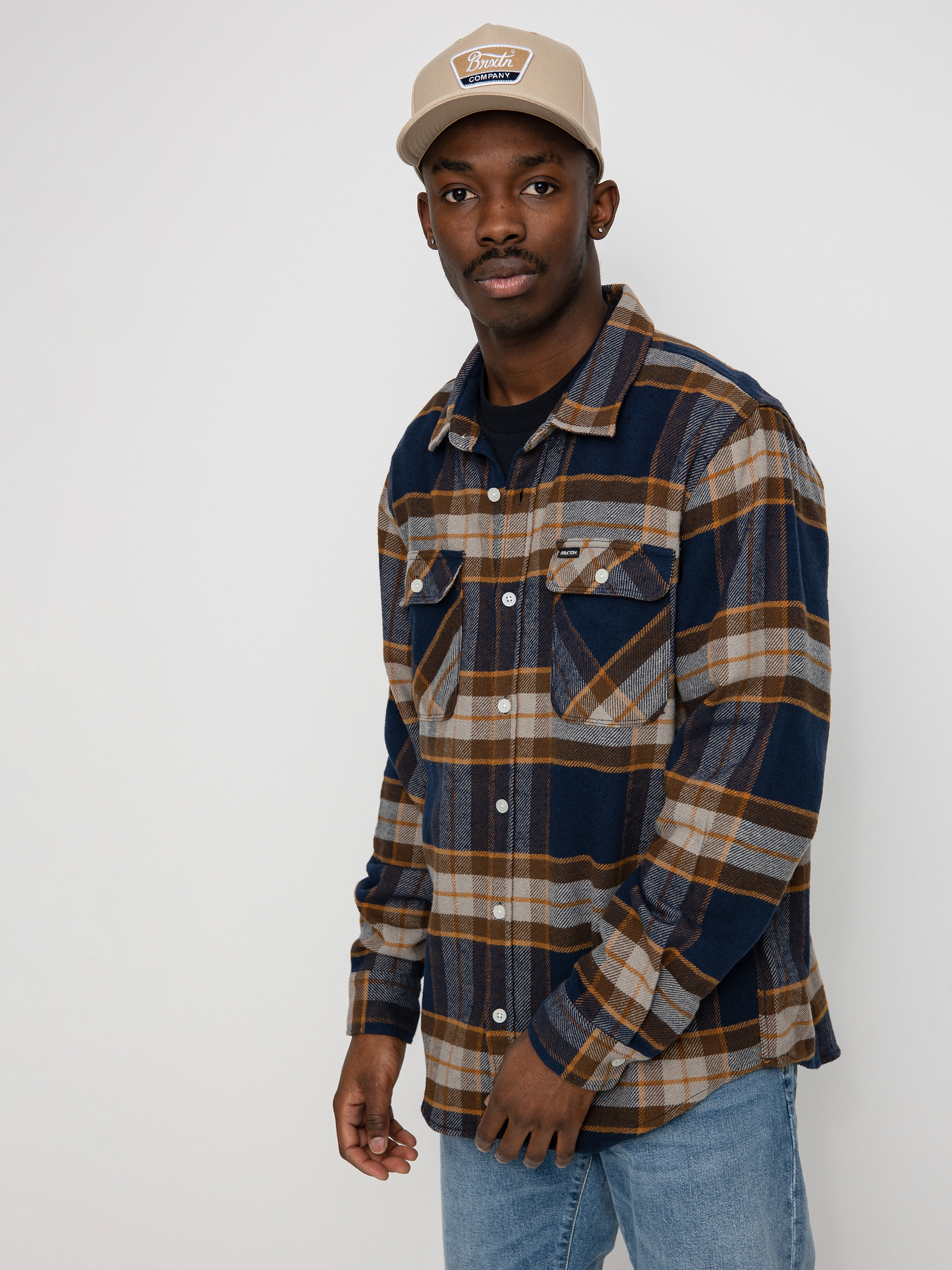 Koszula Brixton Bowery Flannel Ls (joe blue)