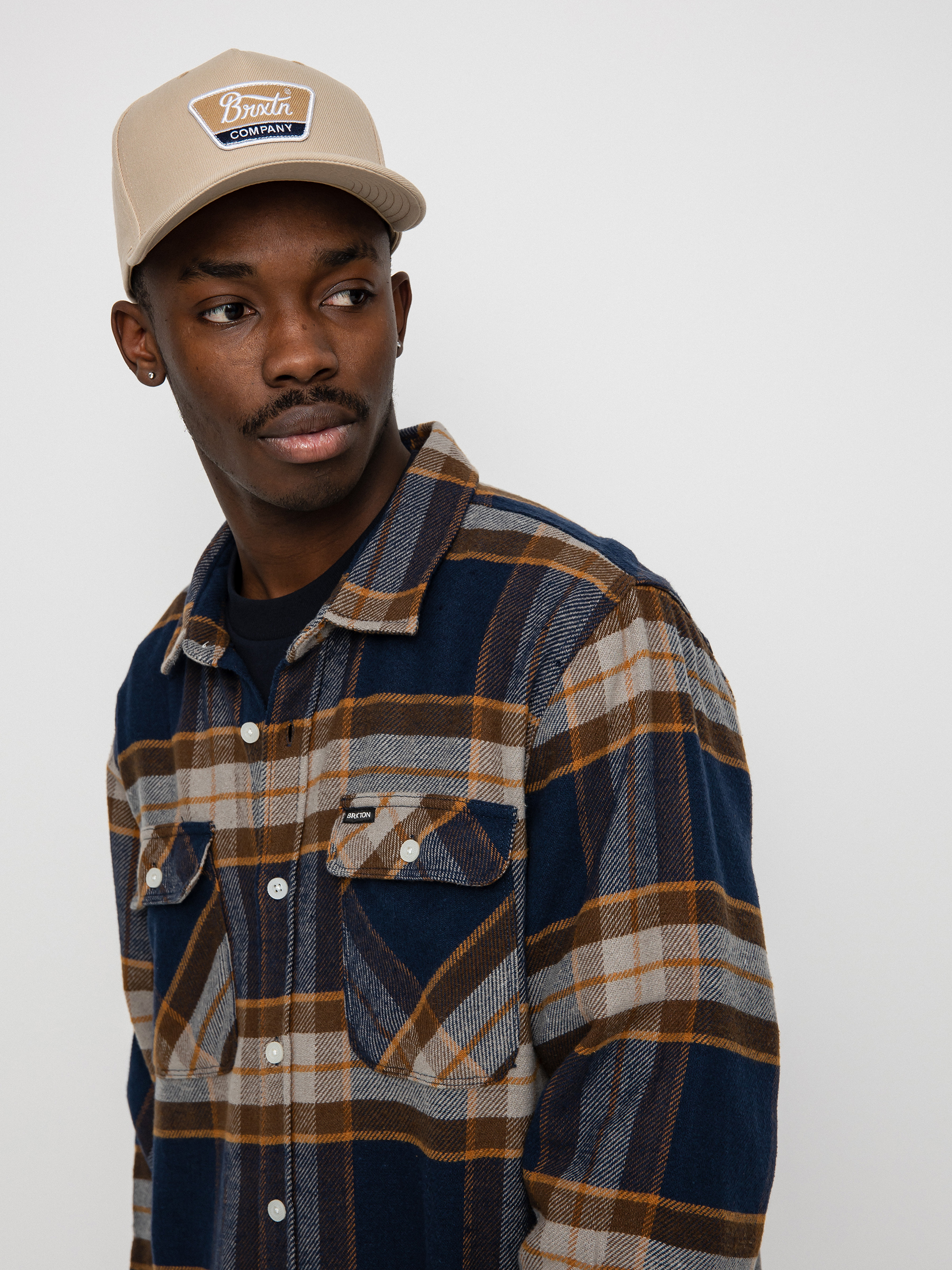 Koszula Brixton Bowery Flannel Ls (joe blue)