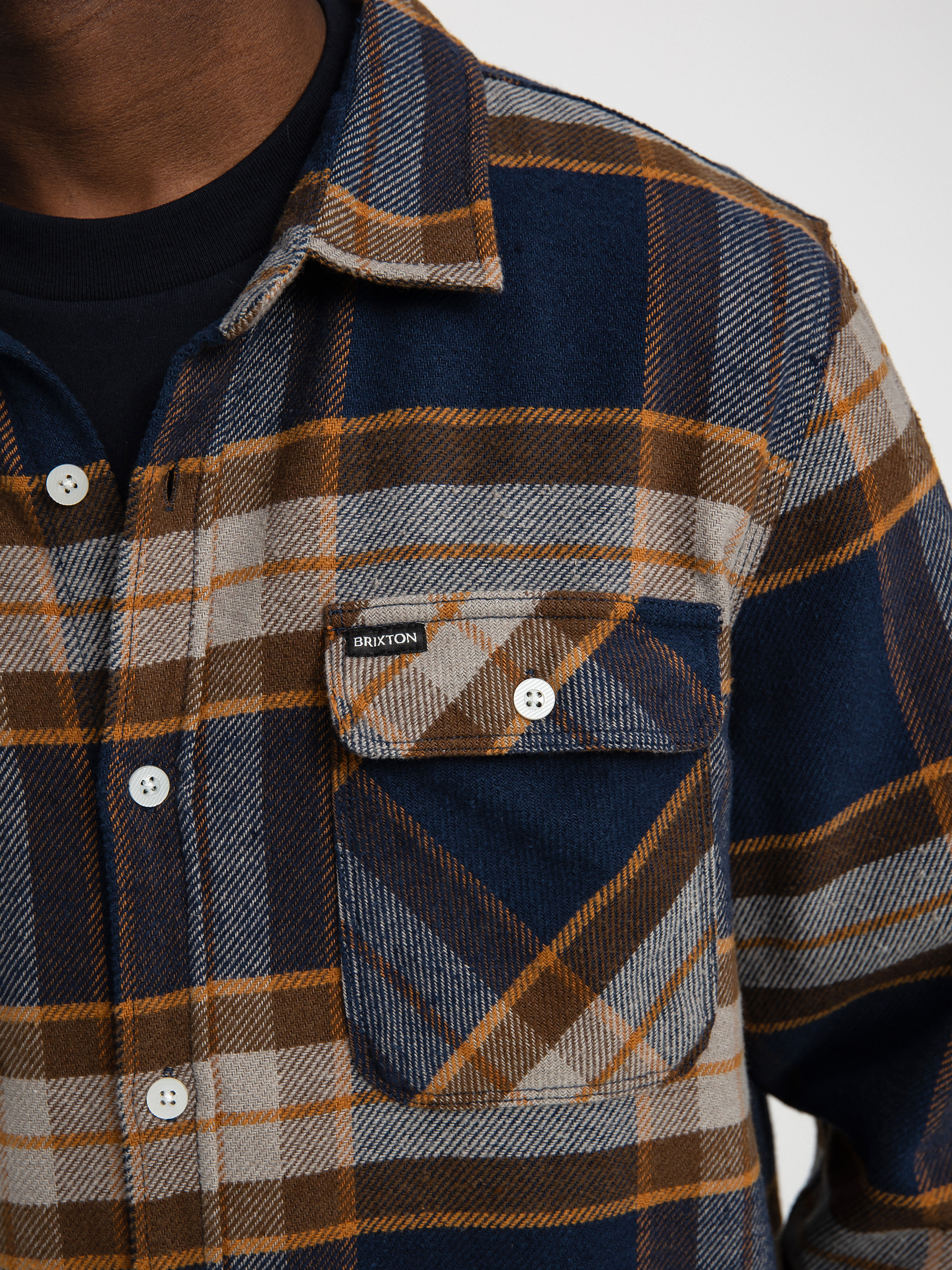 Koszula Brixton Bowery Flannel Ls (joe blue)