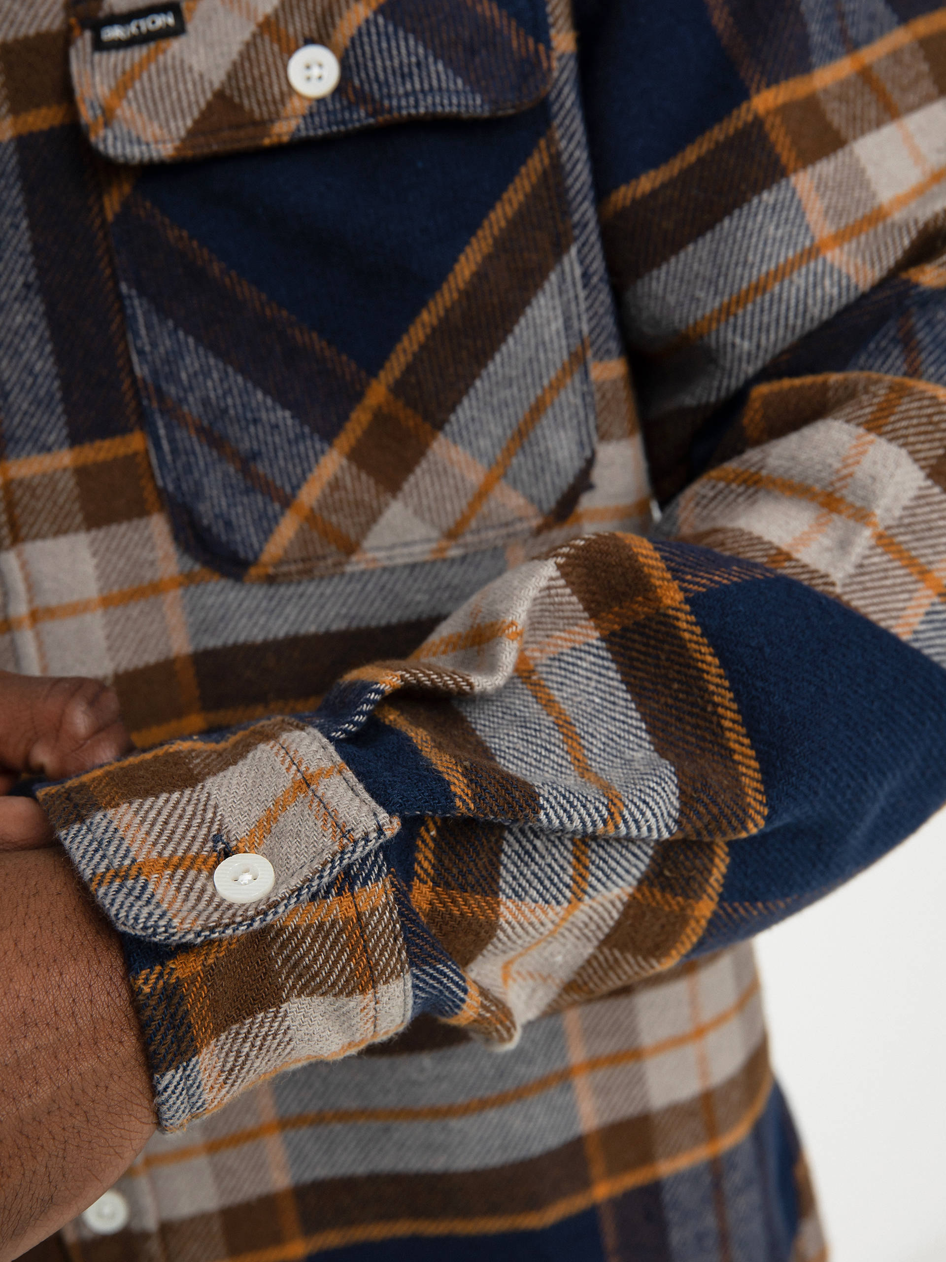 Koszula Brixton Bowery Flannel Ls (joe blue)