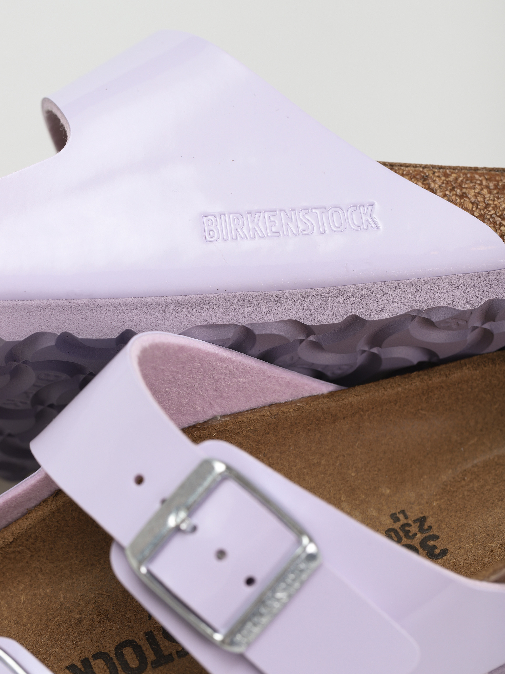 Klapki Birkenstock Arizona Narrow Wmn (purple fog patent)