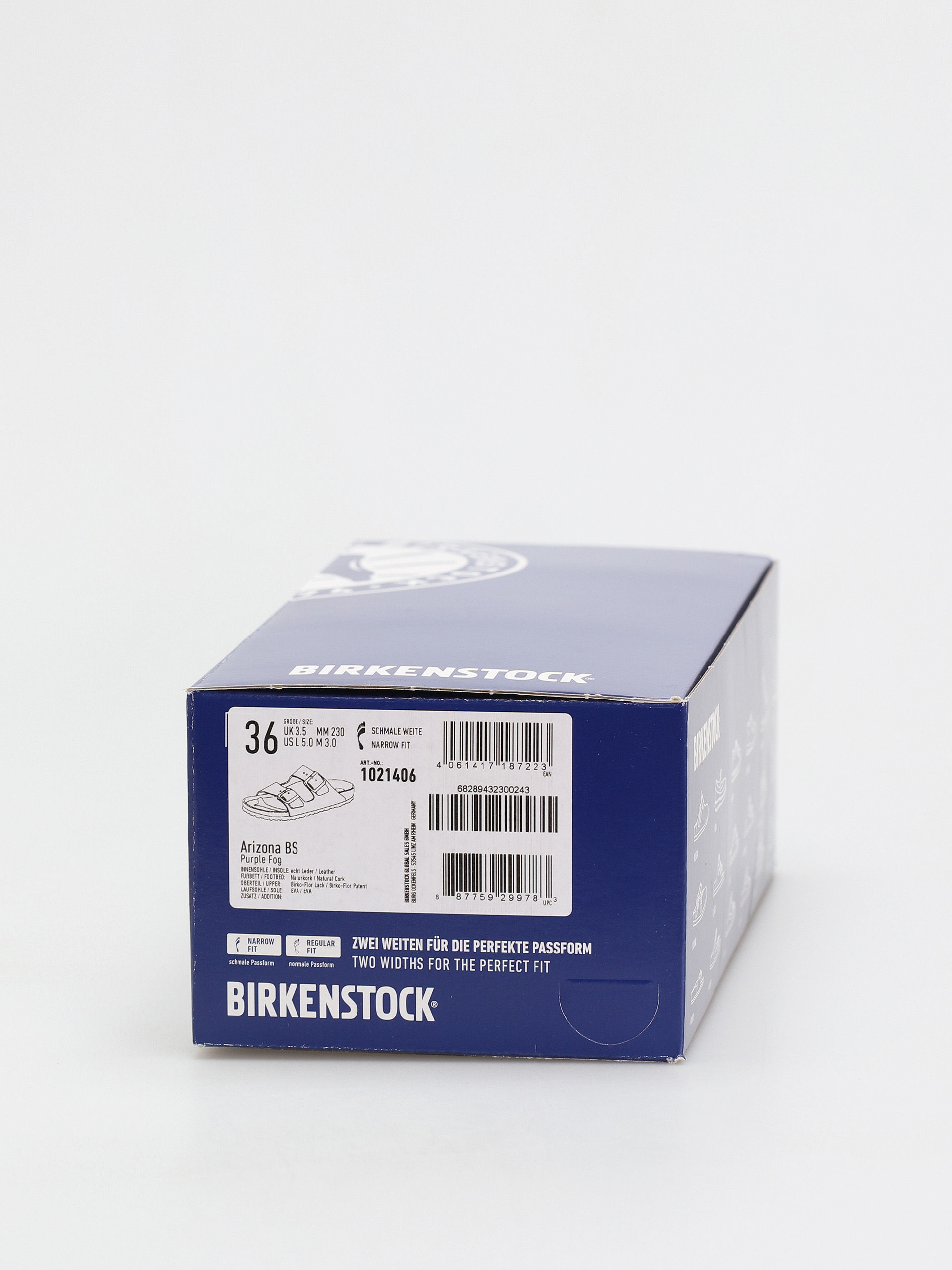 Klapki Birkenstock Arizona Narrow Wmn (purple fog patent)