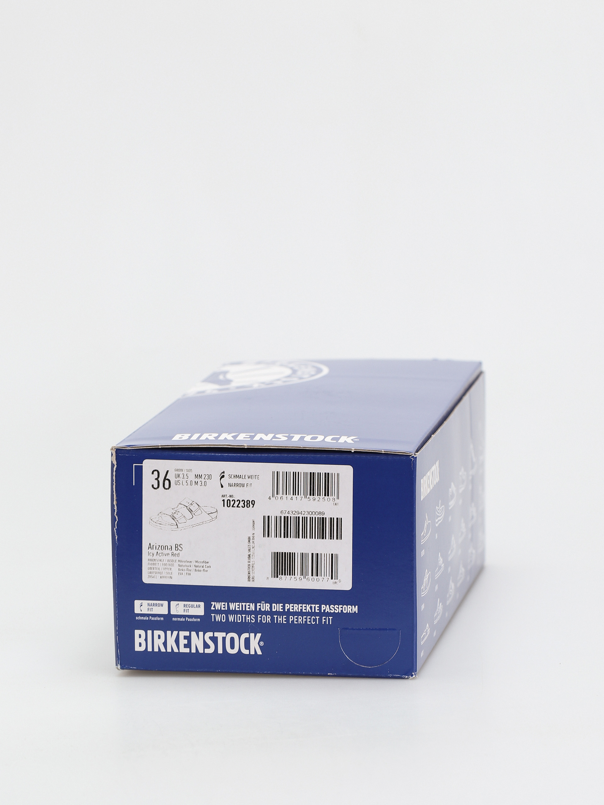 Klapki Birkenstock Arizona Narrow (active red reinterpreted)