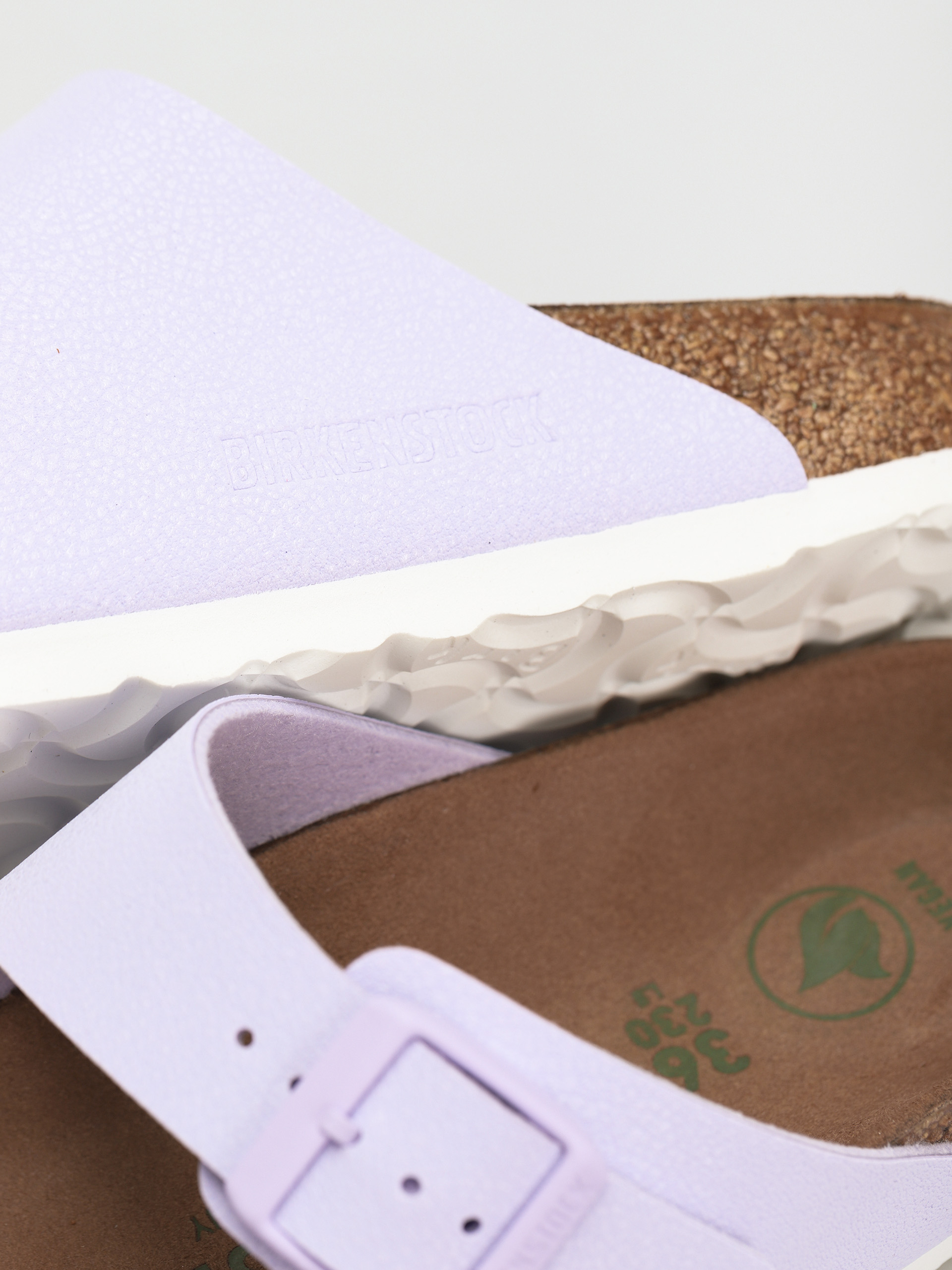 Klapki Birkenstock Arizona Vegan Narrow Wmn (lavender fog)