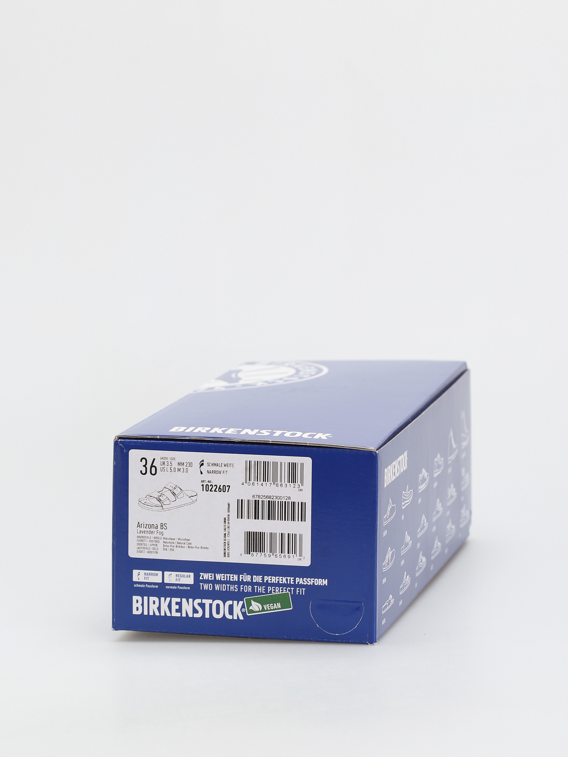 Klapki Birkenstock Arizona Vegan Narrow Wmn (lavender fog)