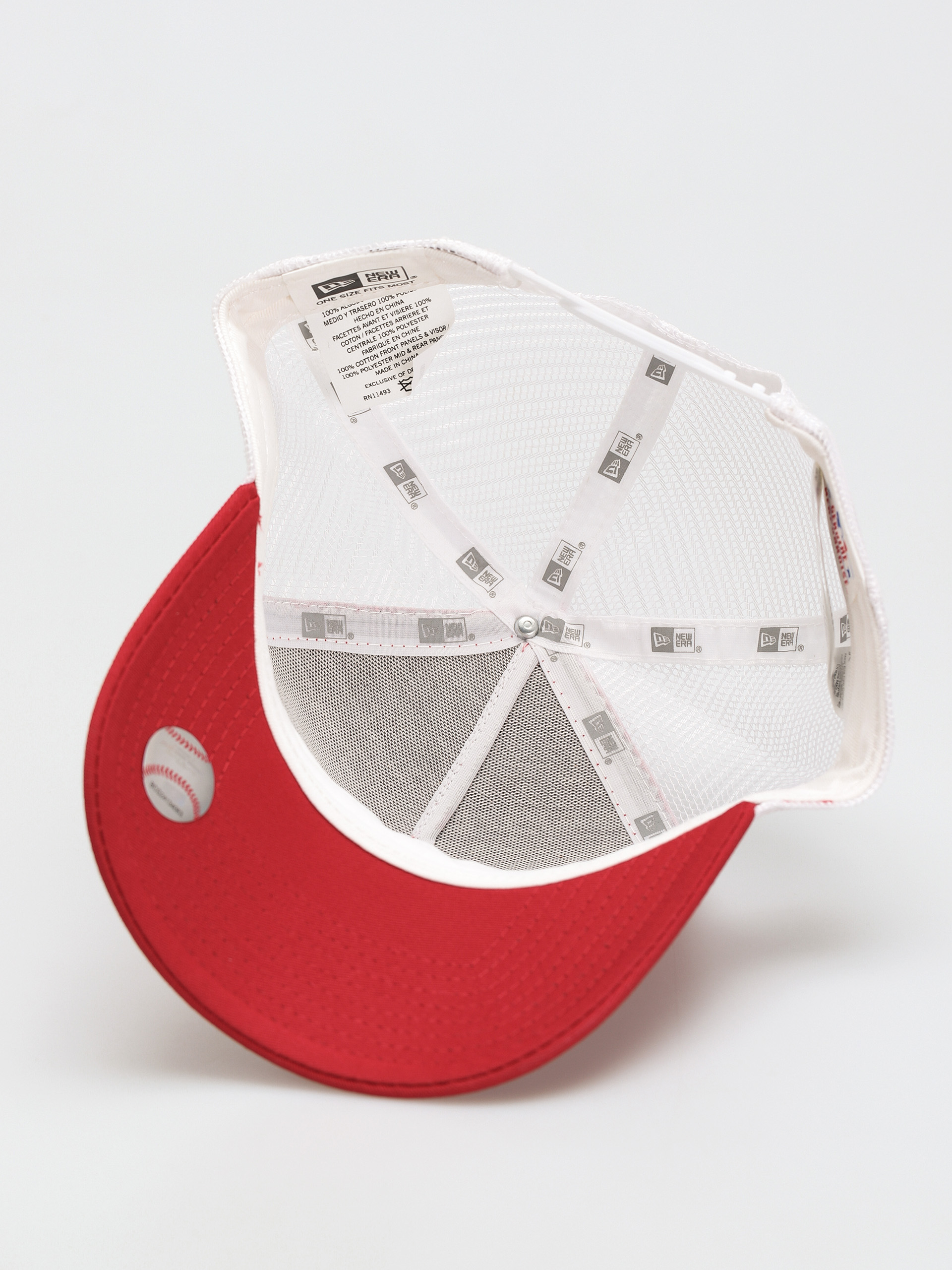 Czapka z daszkiem New Era Clean Trucker New York Yankees ZD (scarlet)