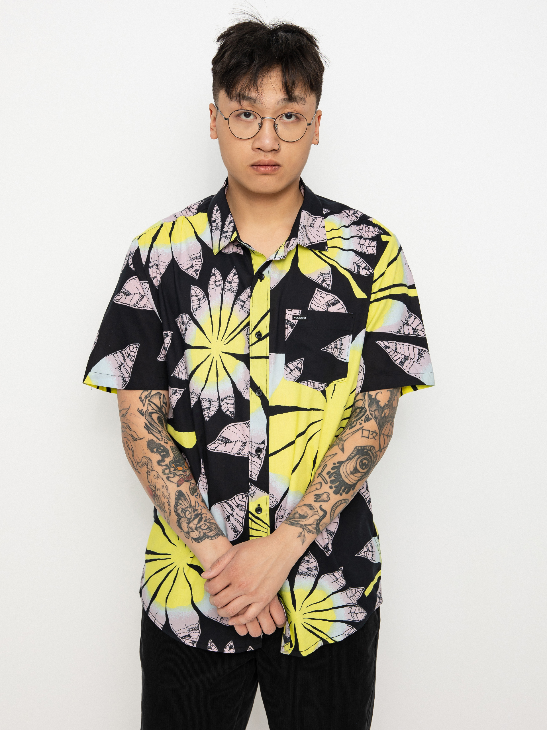 Koszula Volcom Bloomin (black)