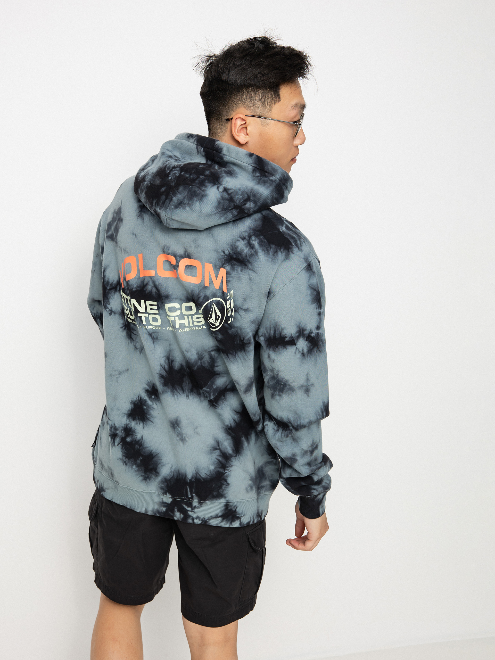 Bluza z kapturem Volcom Azner HD (black)