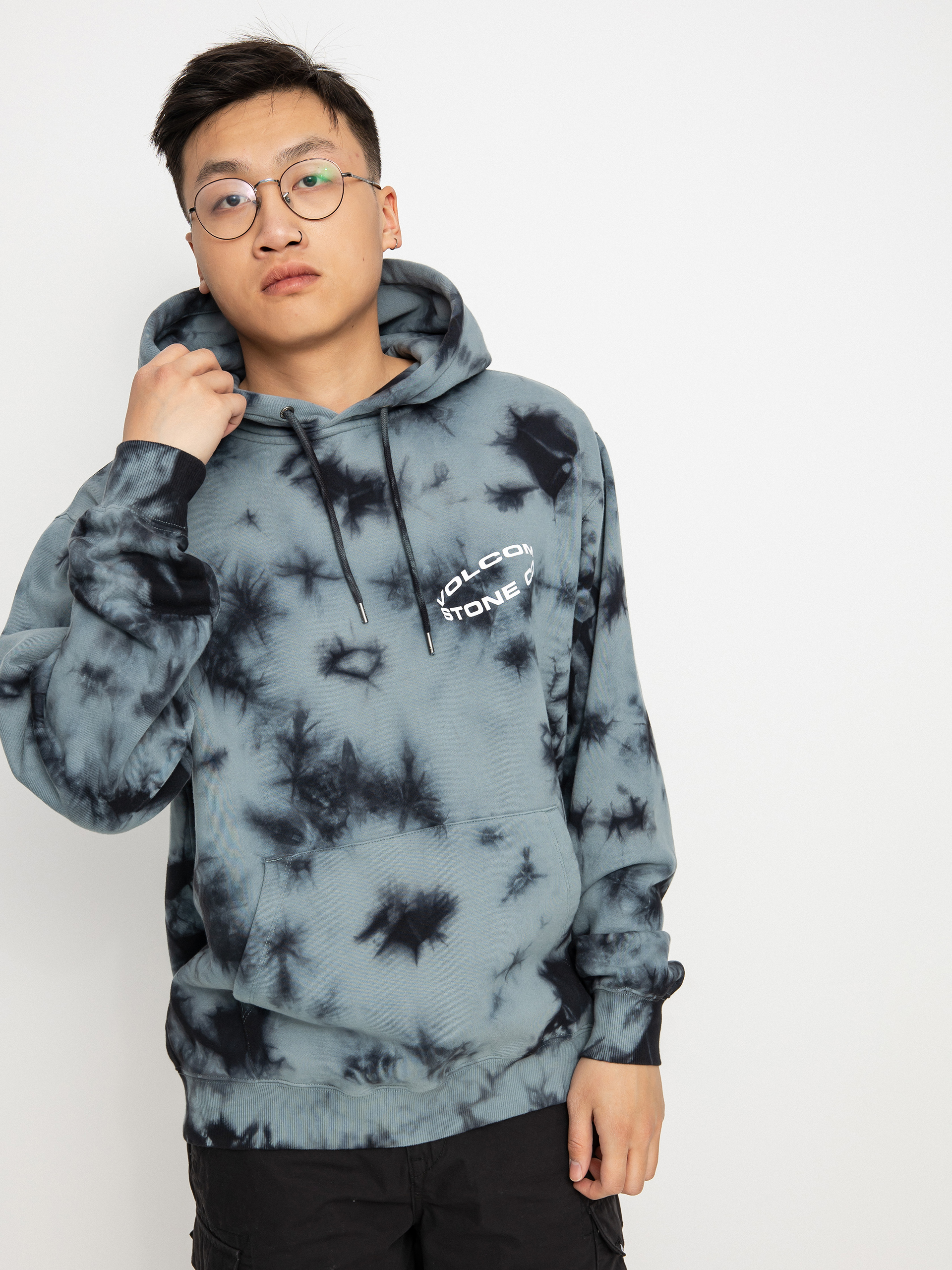 Bluza z kapturem Volcom Azner HD (black)