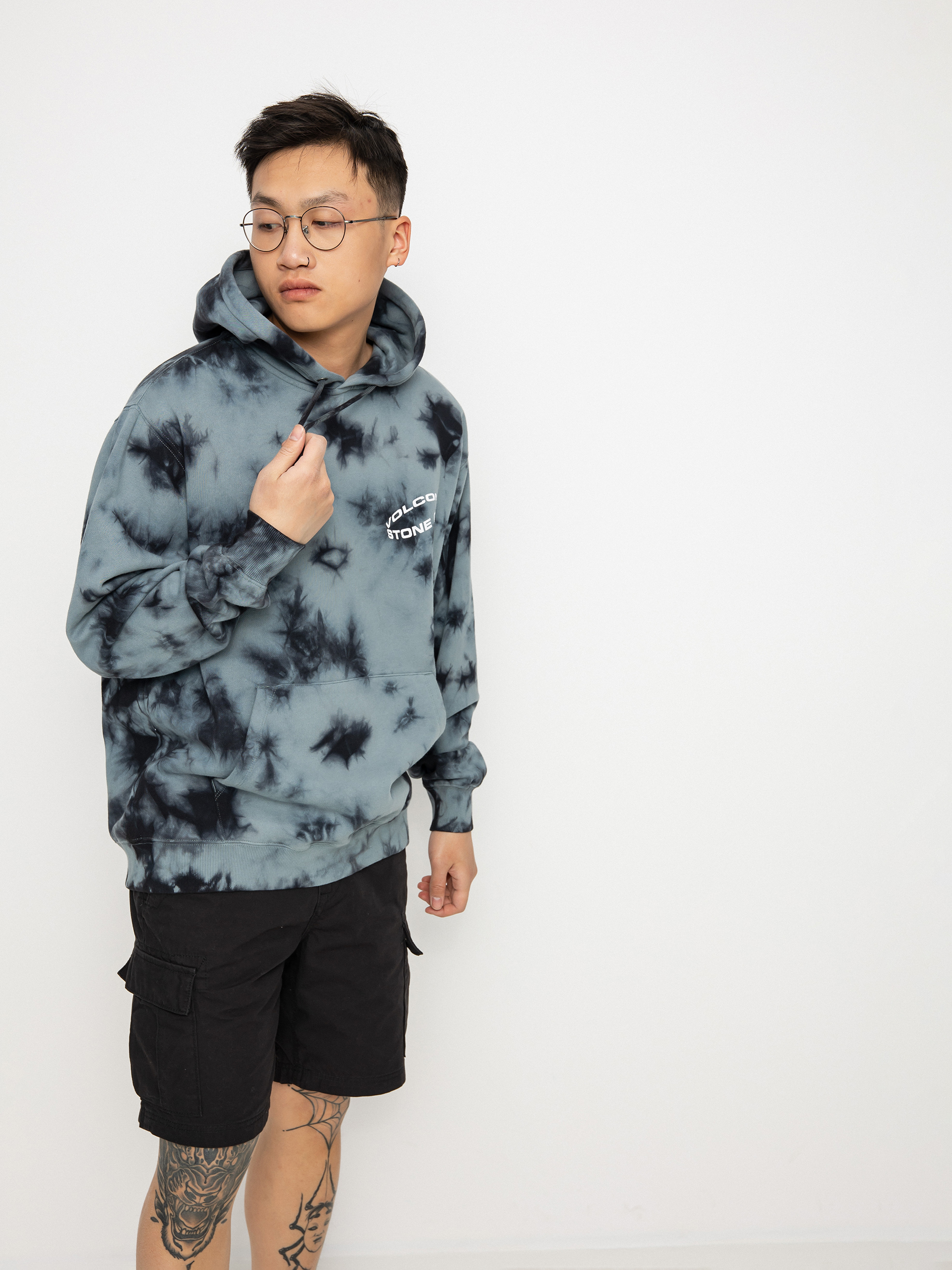 Bluza z kapturem Volcom Azner HD (black)