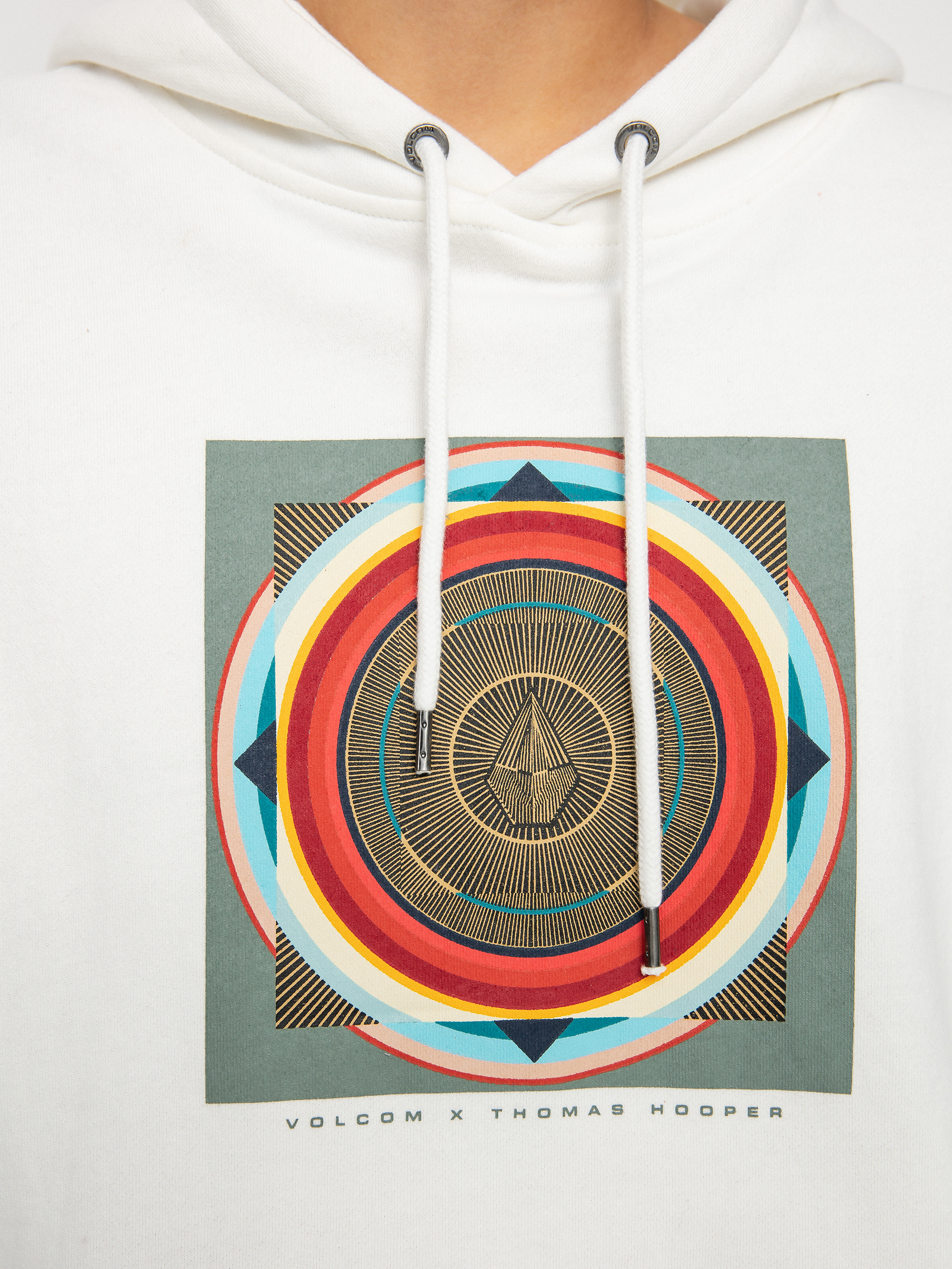 Bluza z kapturem Volcom Thomas Hooper HD (white)