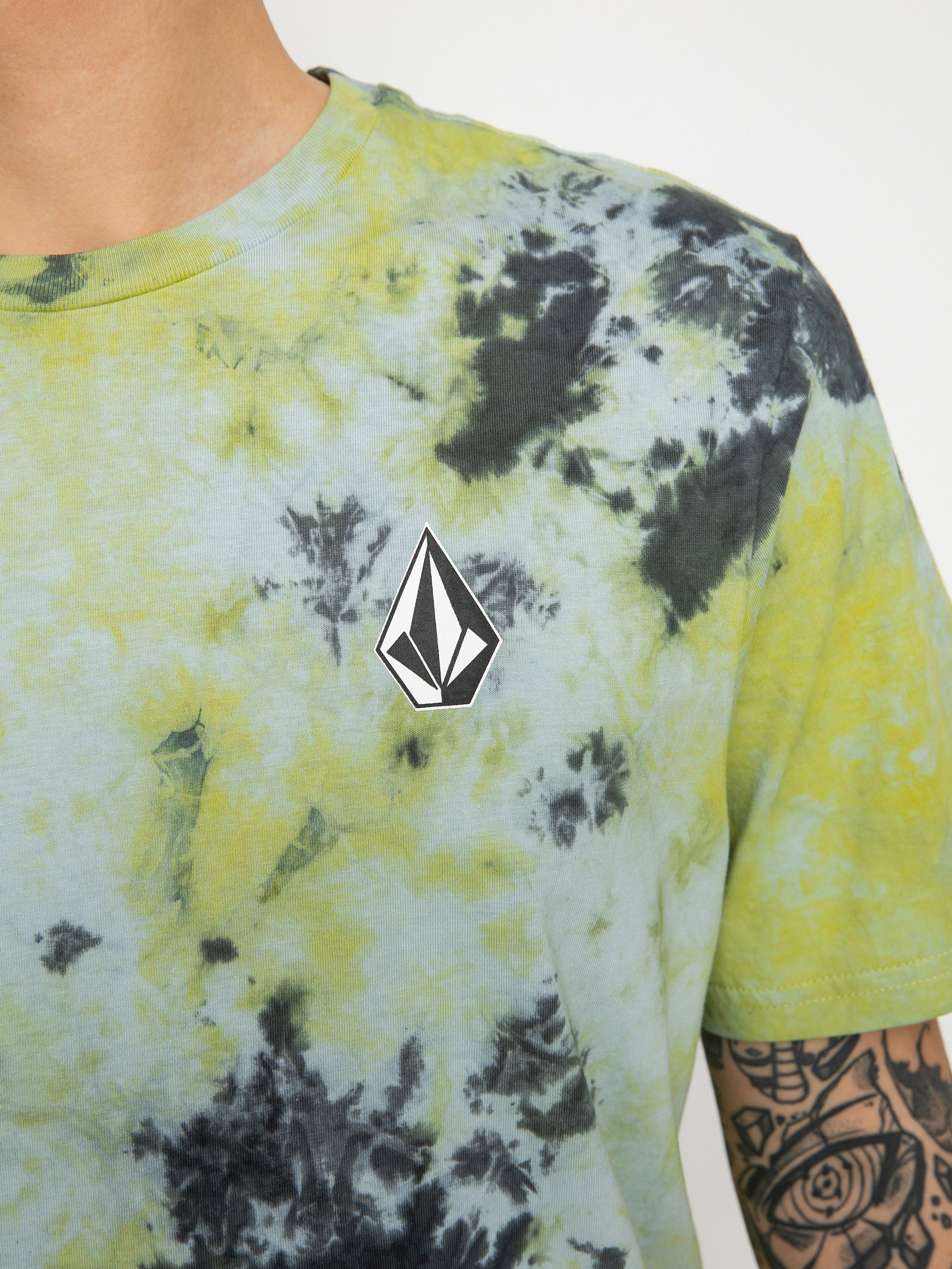T-shirt Volcom Iconic Dye (lime tie dye)