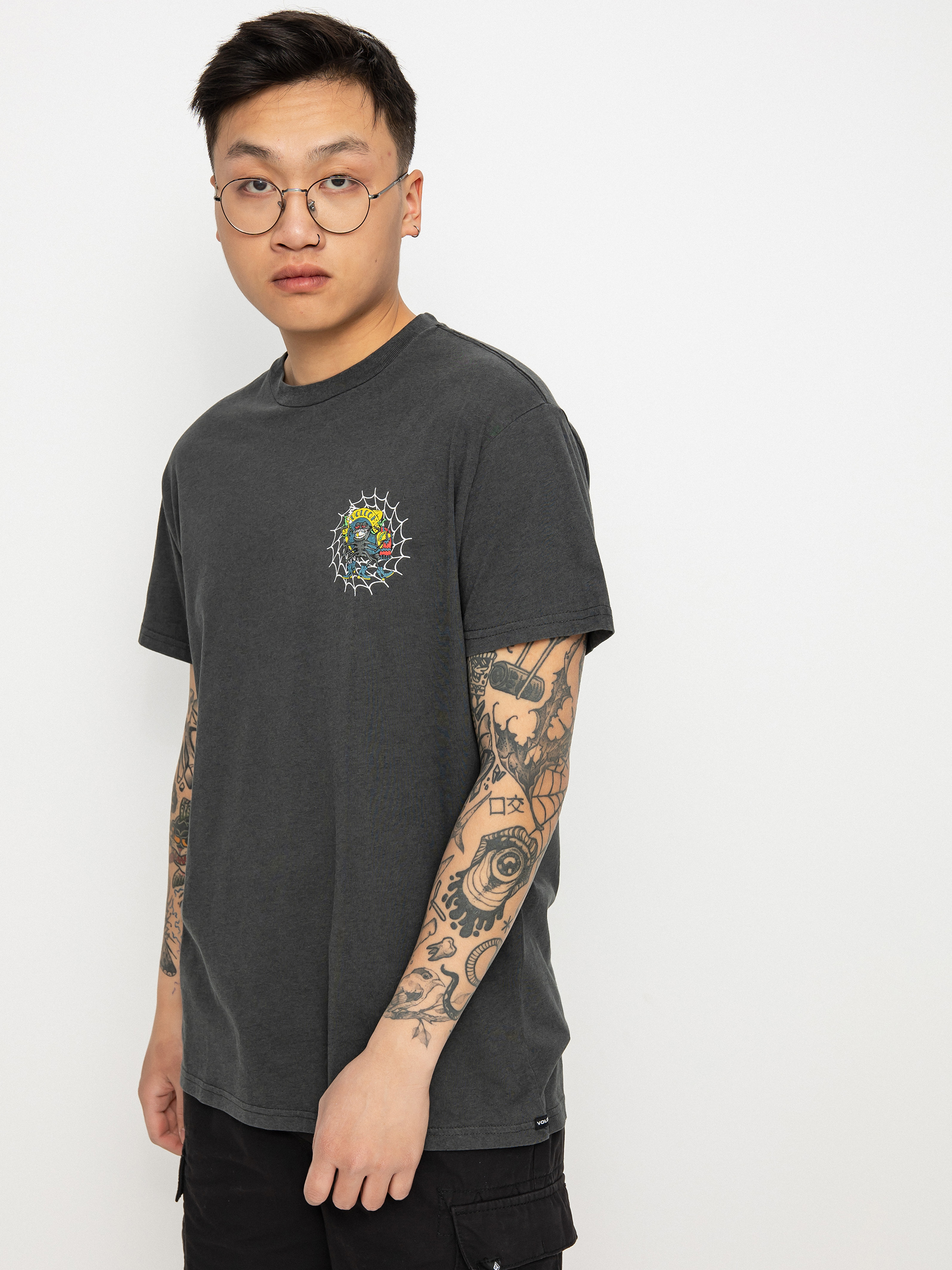 T-shirt Volcom Skate Vitals Provoster (black)