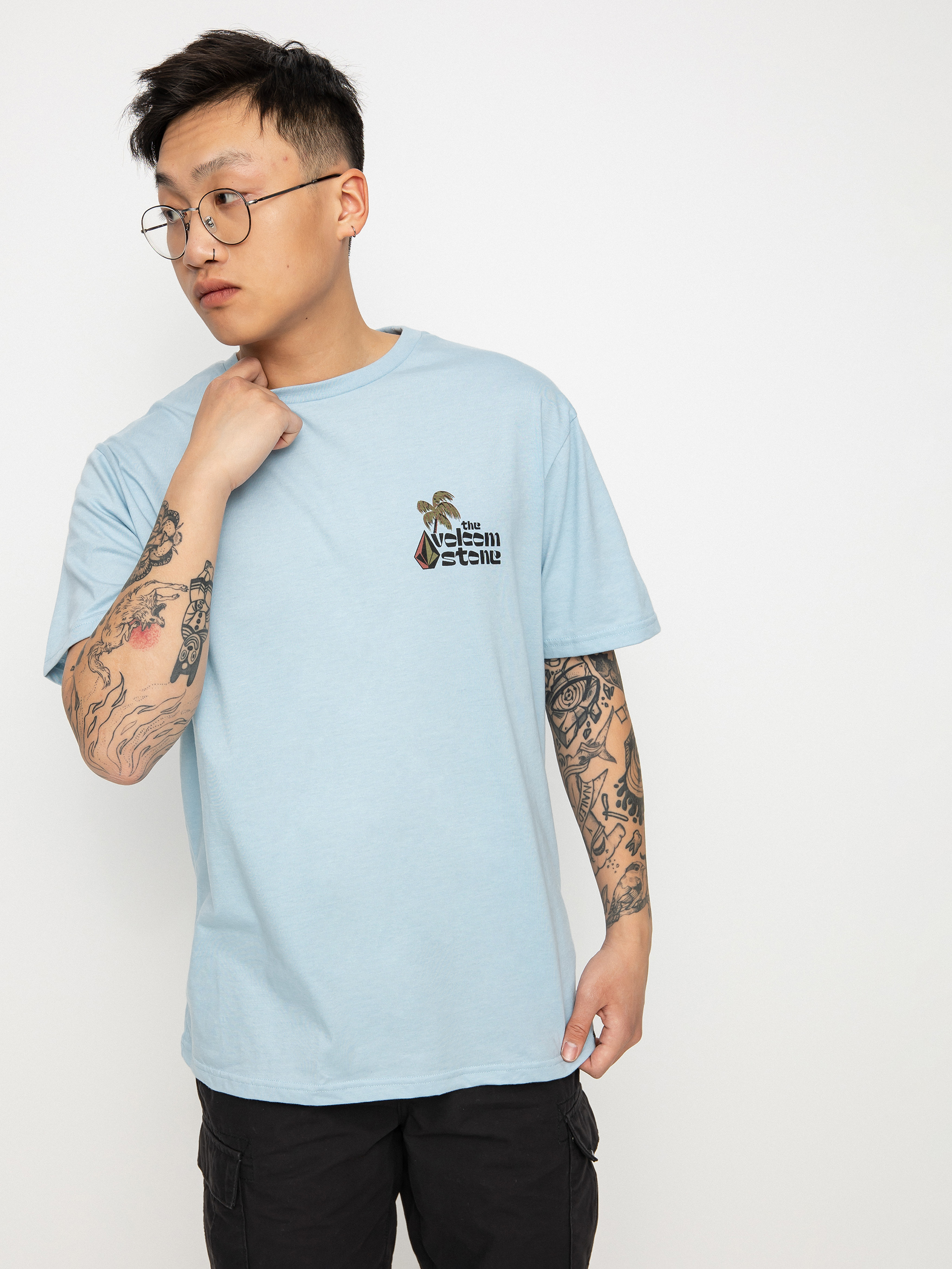 T-shirt Volcom Paradise (cali blue heather)