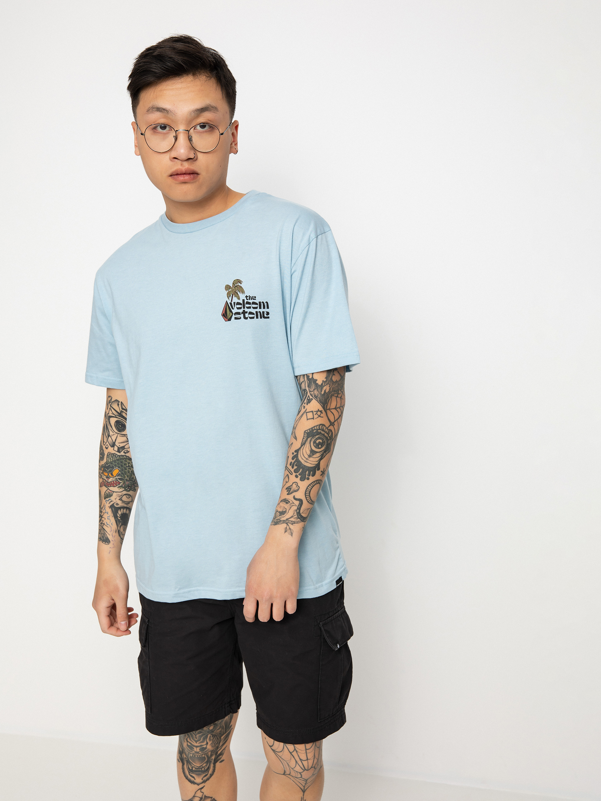 T-shirt Volcom Paradise (cali blue heather)