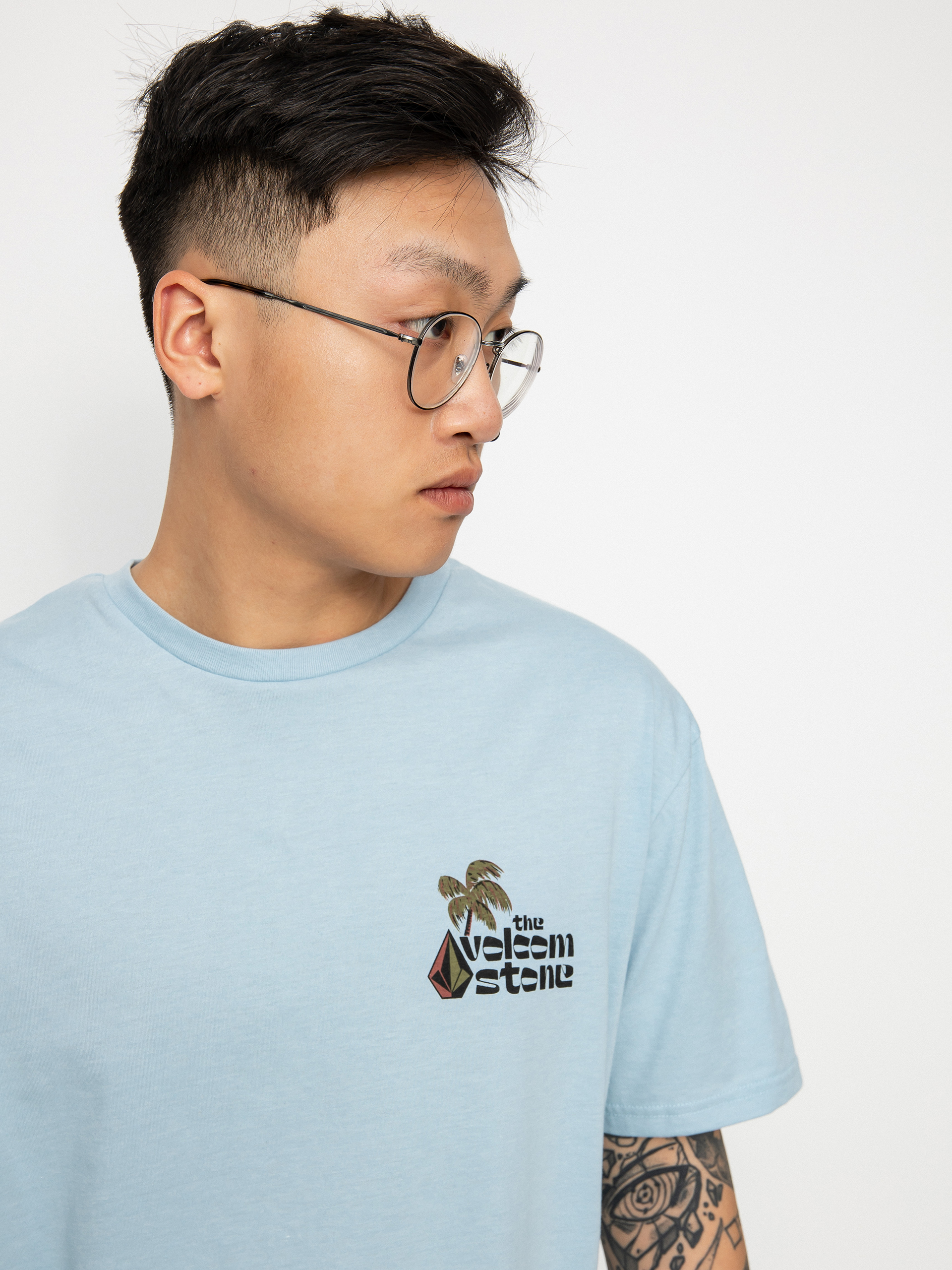 T-shirt Volcom Paradise (cali blue heather)