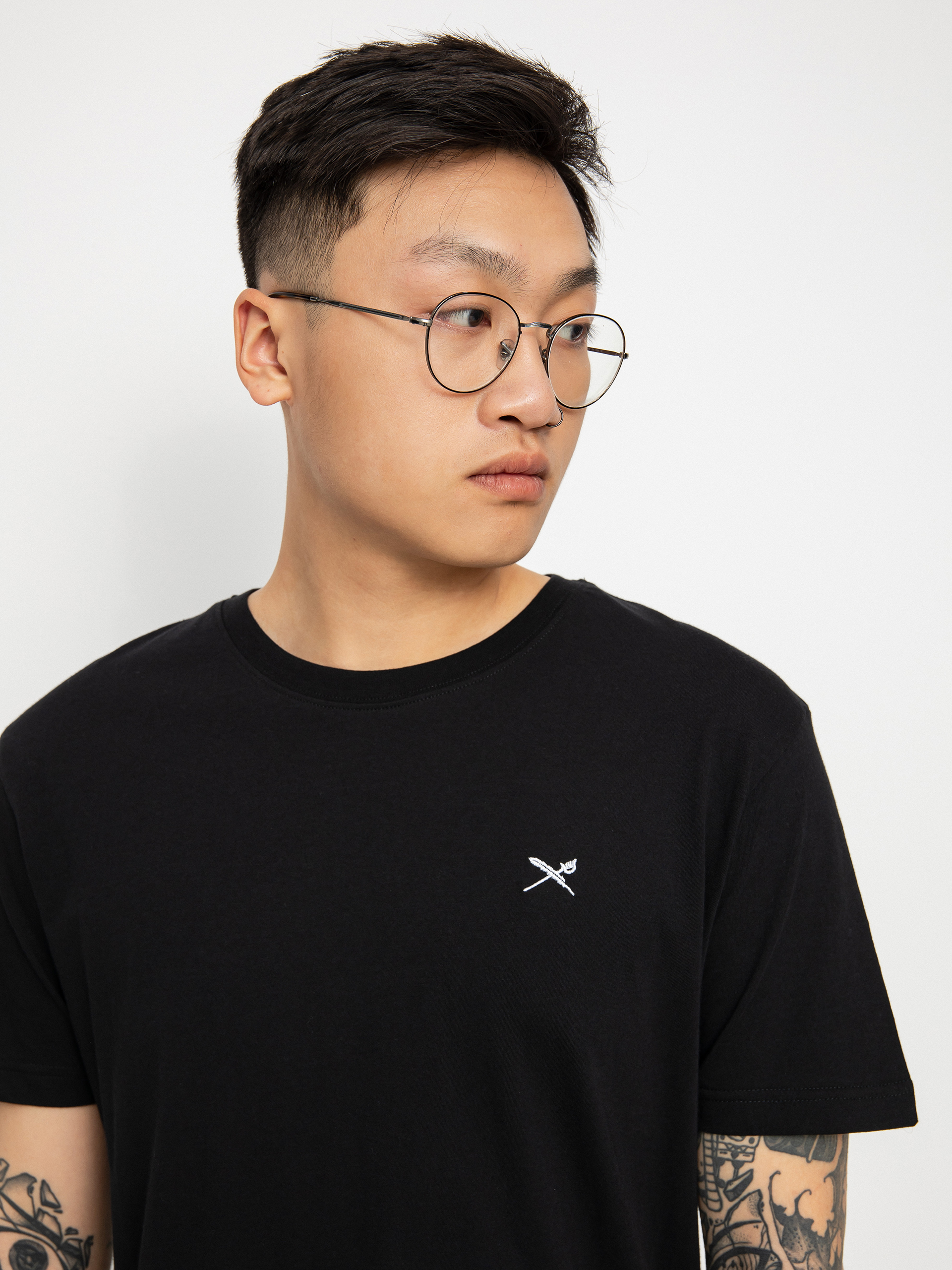 T-shirt Iriedaily Mini Flag Emb 2 (black)