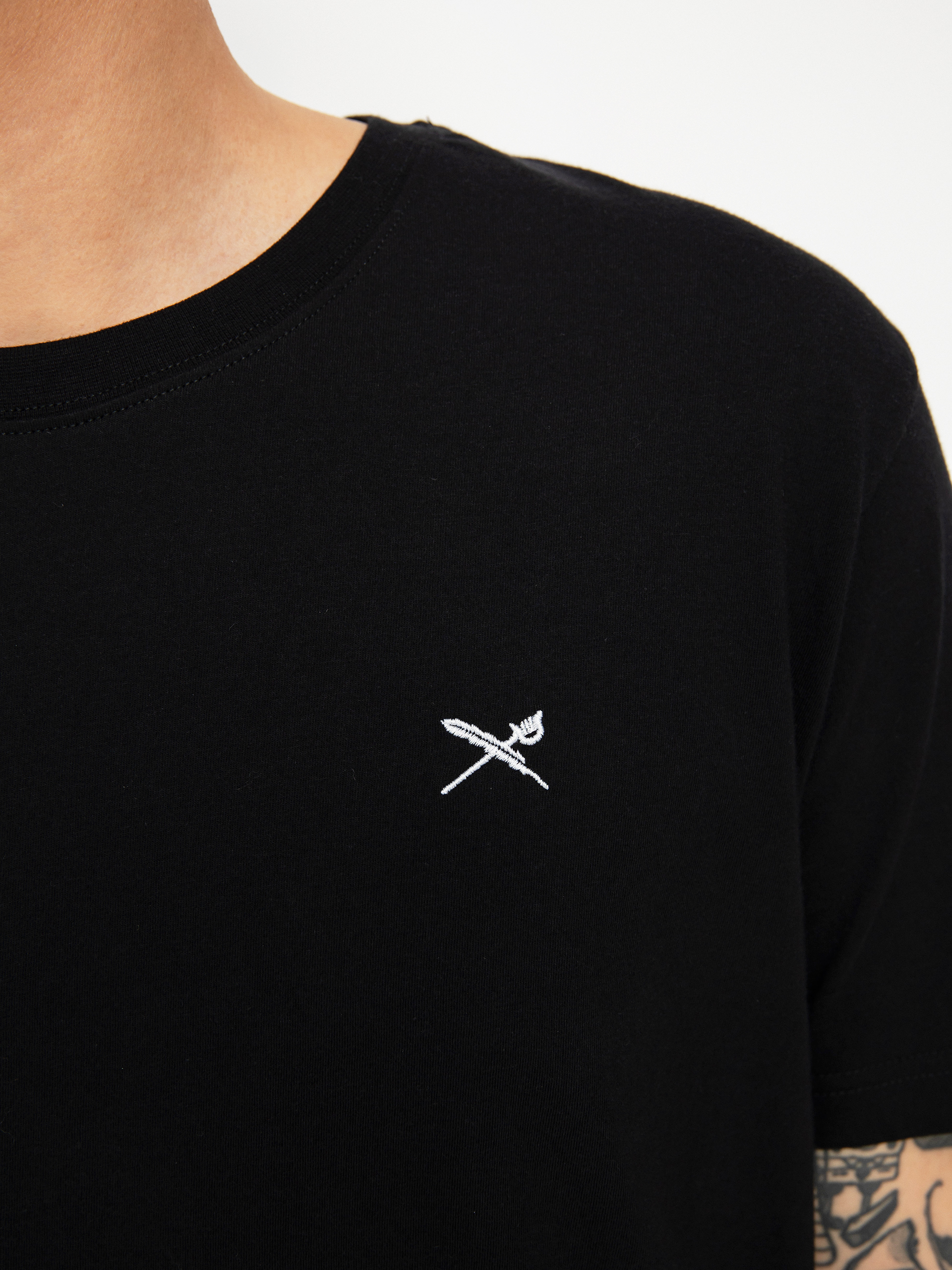 T-shirt Iriedaily Mini Flag Emb 2 (black)