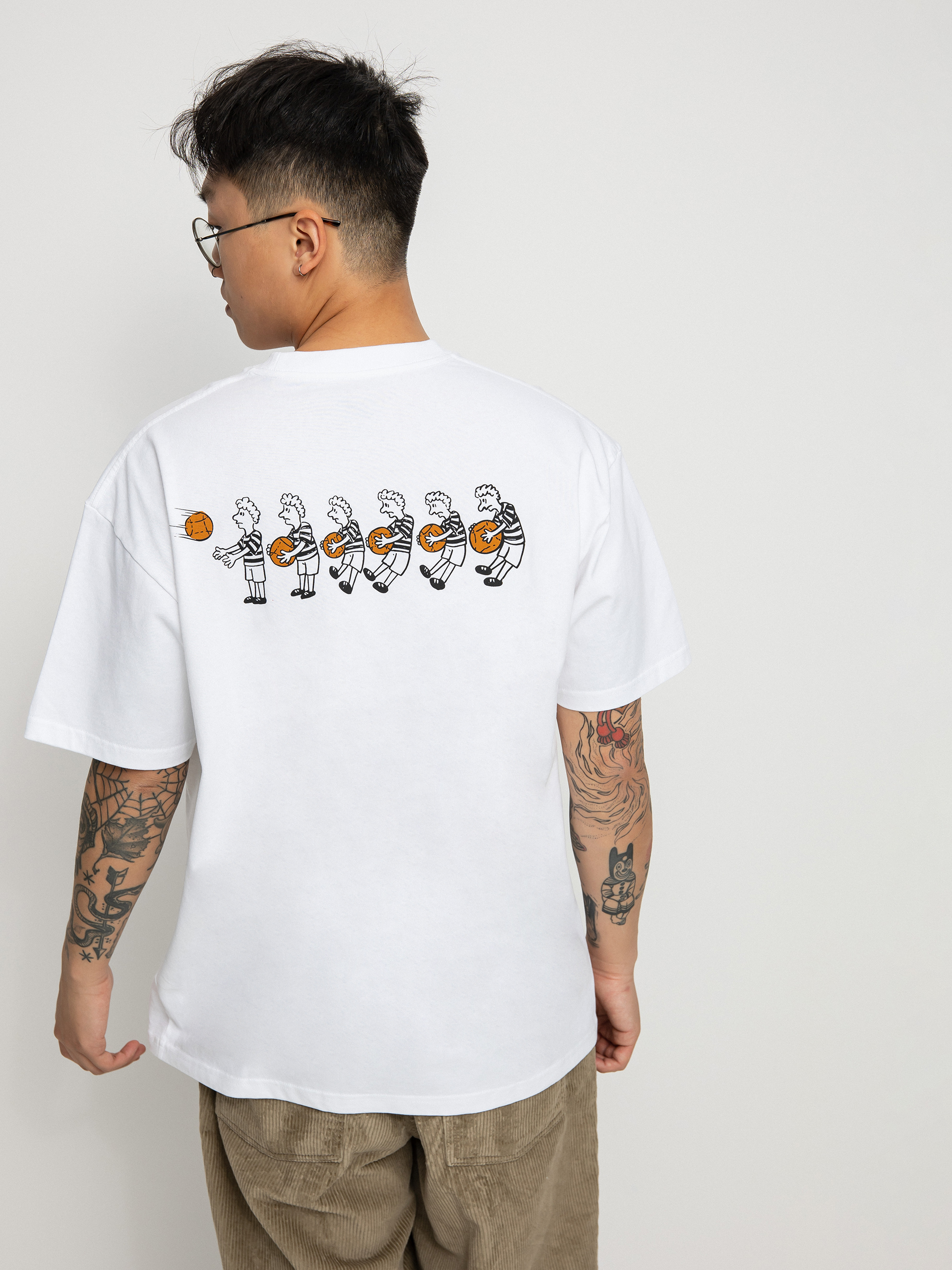 T-shirt Polar Skate Basketball (white)