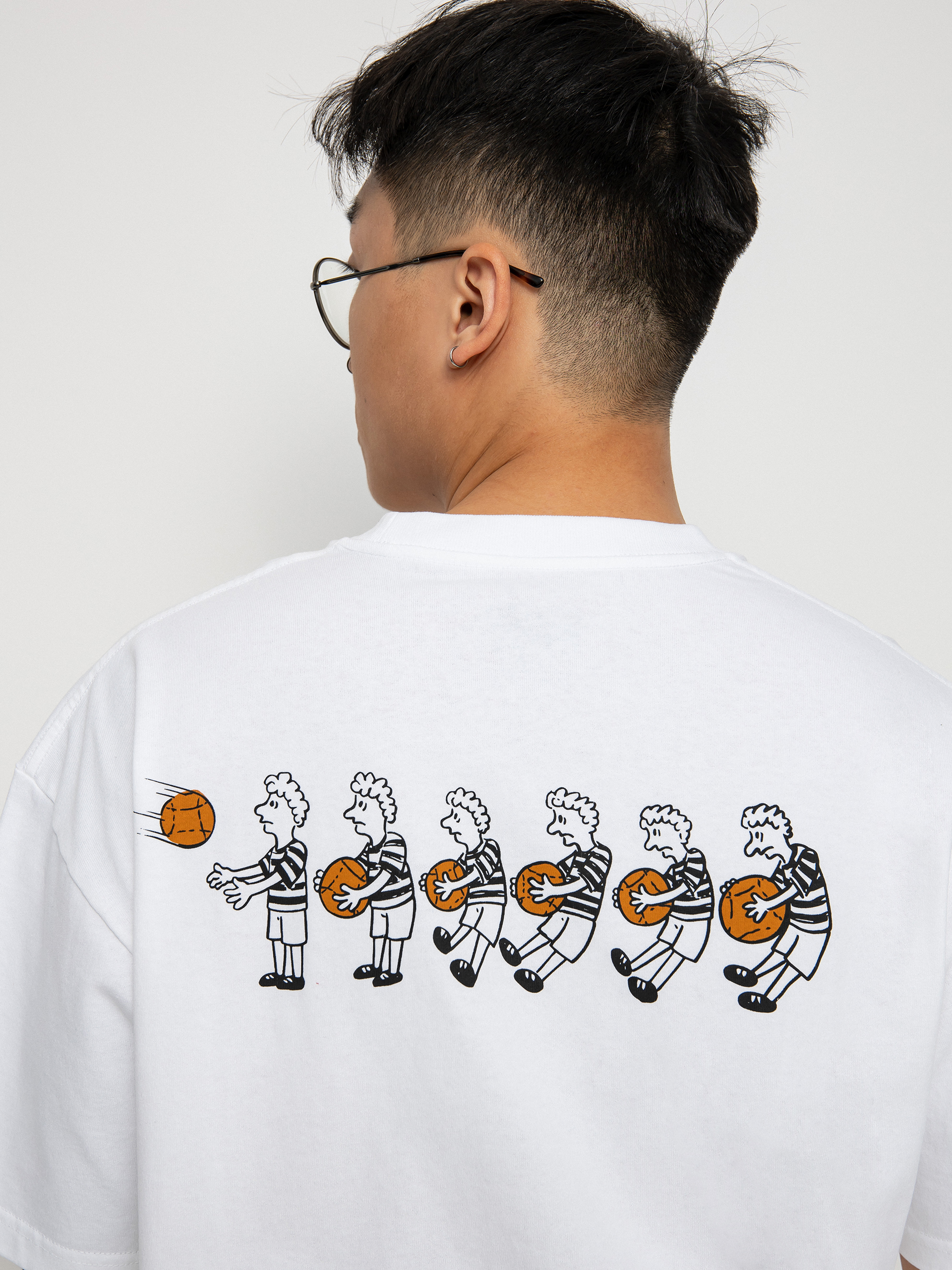 T-shirt Polar Skate Basketball (white)