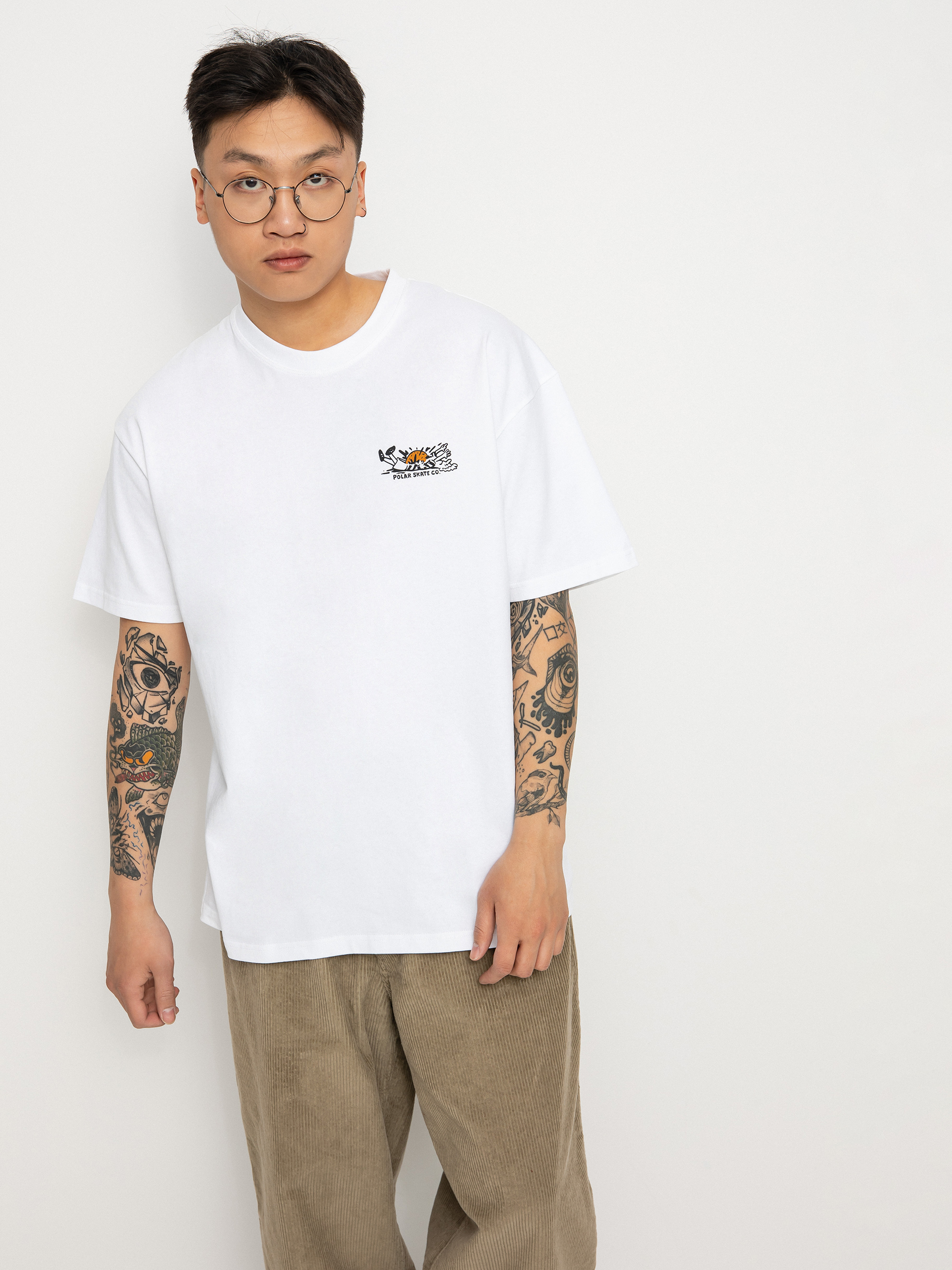 T-shirt Polar Skate Basketball (white)