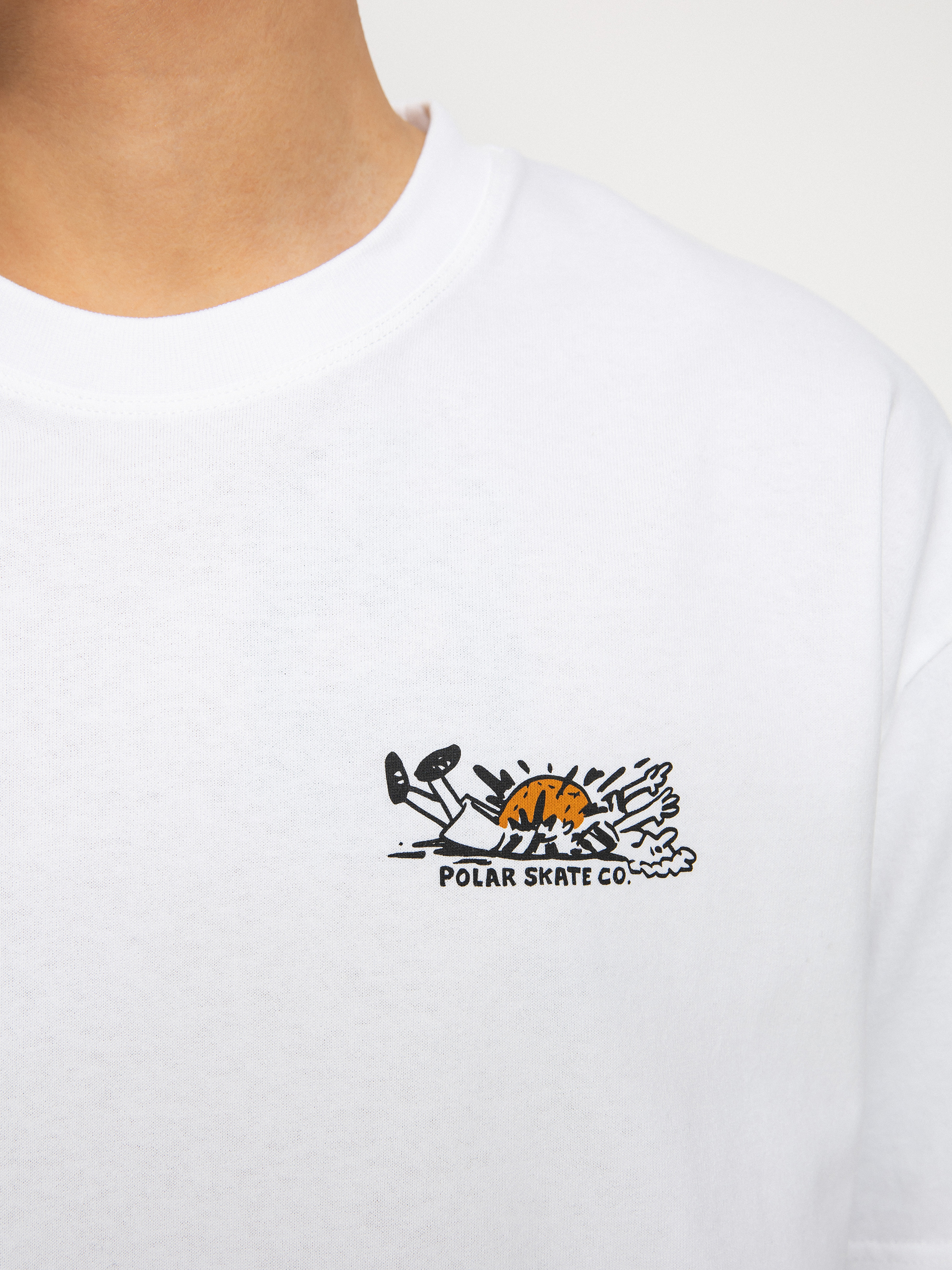 T-shirt Polar Skate Basketball (white)
