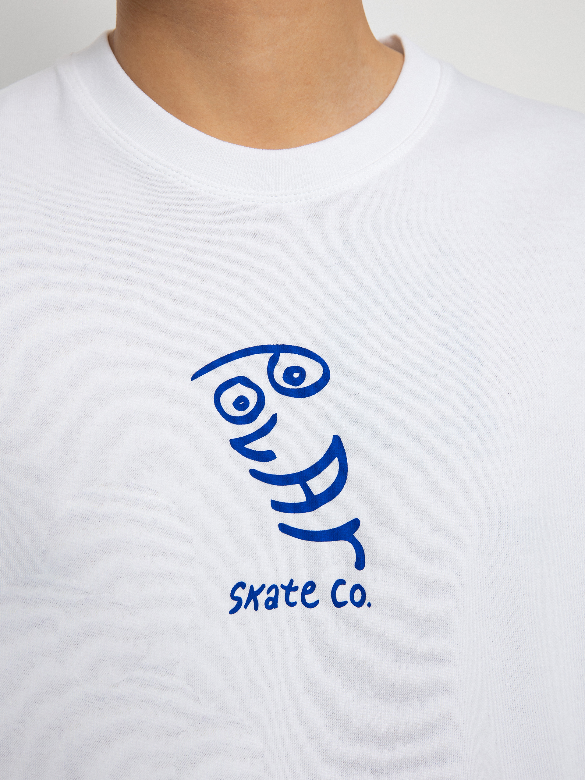 T-shirt Polar Skate Polar Face (white)