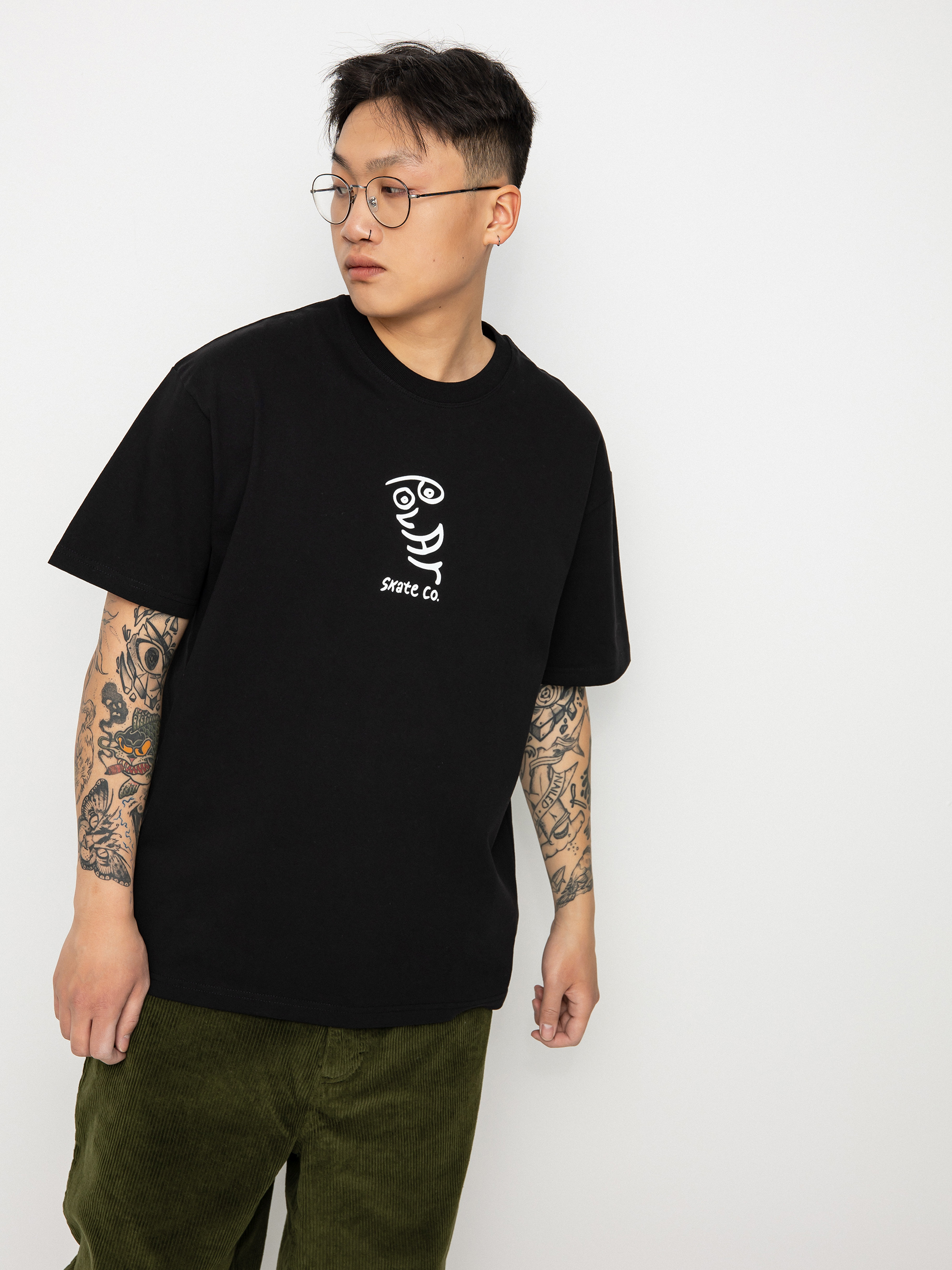 T-shirt Polar Skate Polar Face (black)