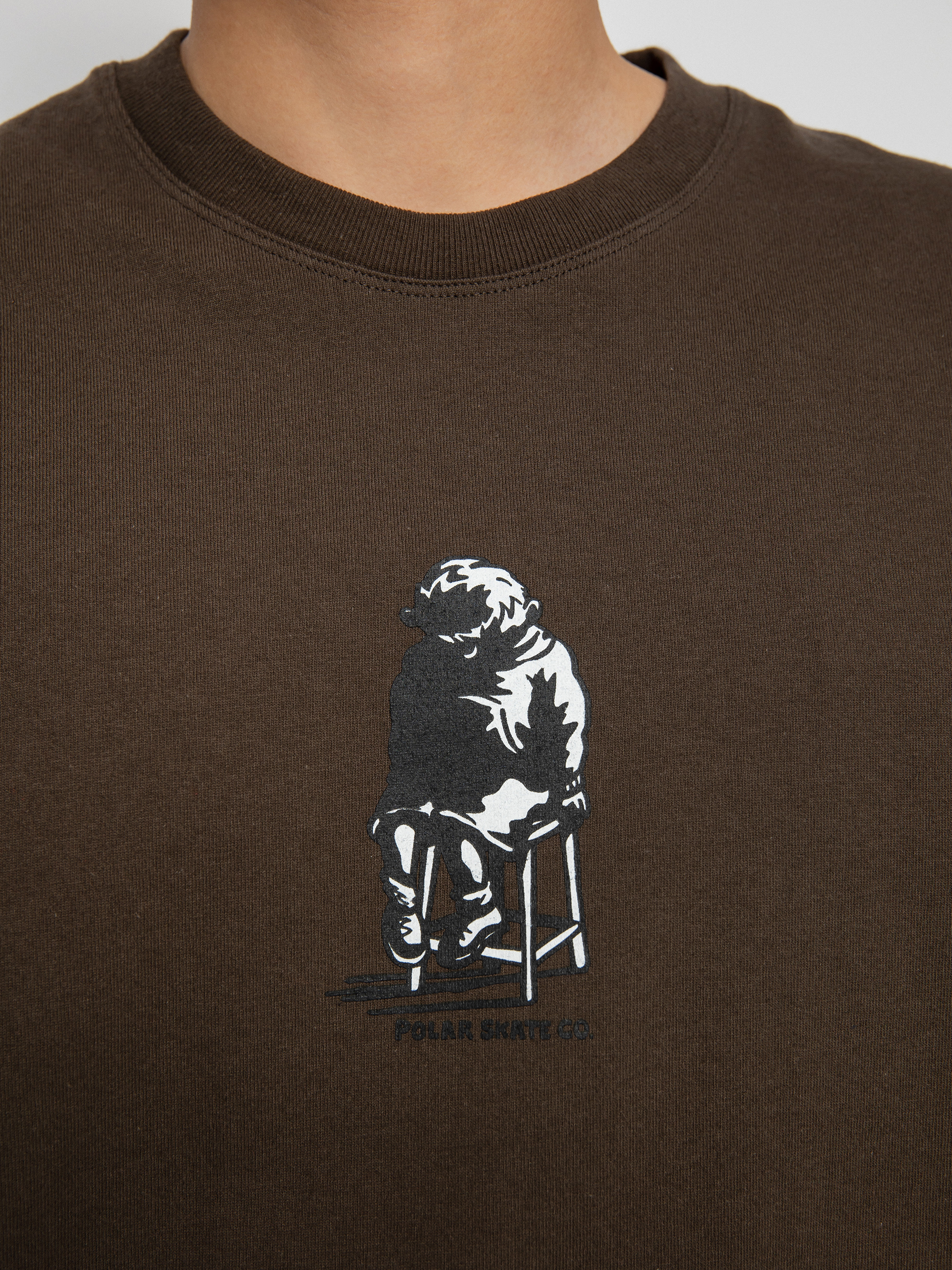 T-shirt Polar Skate Shadow (brown)